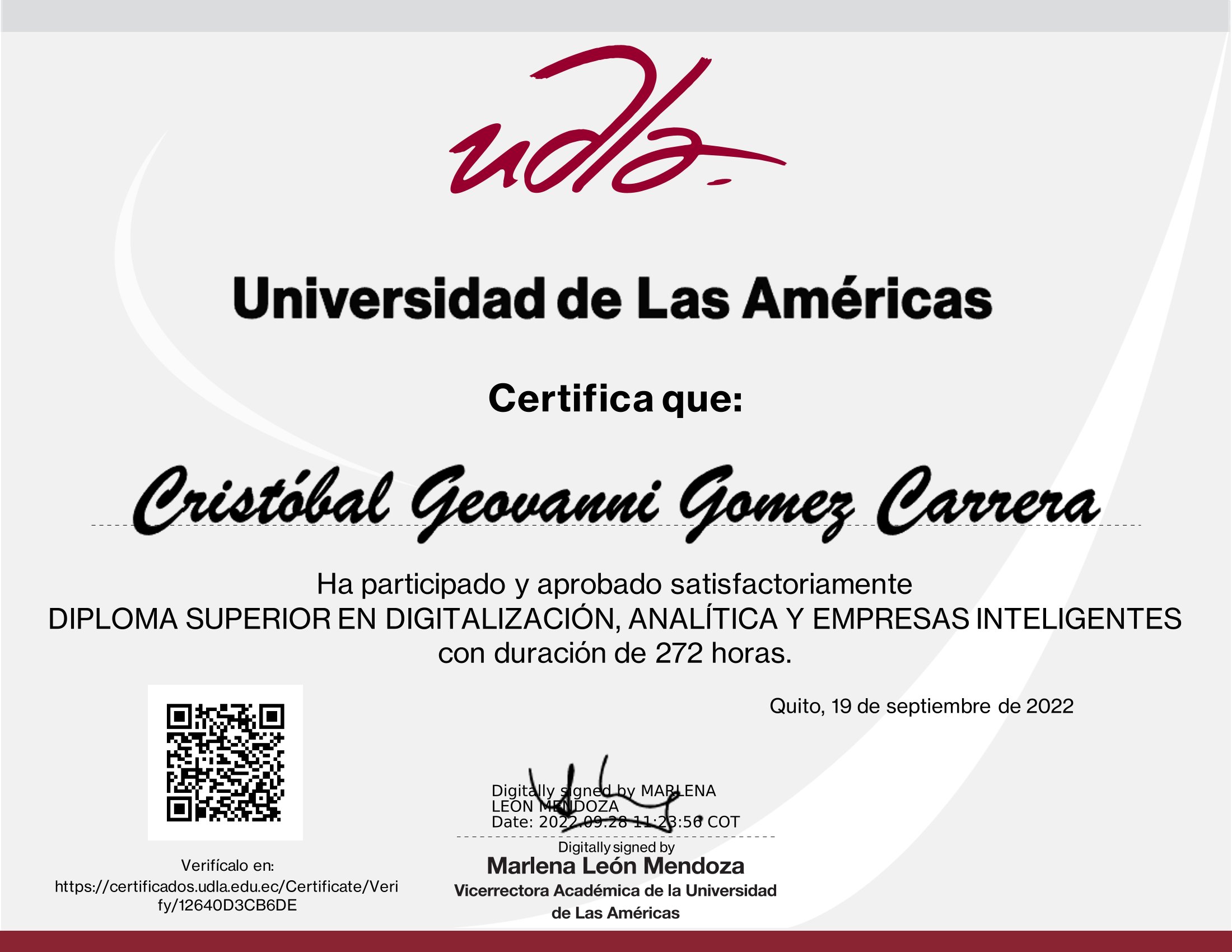 Certificado