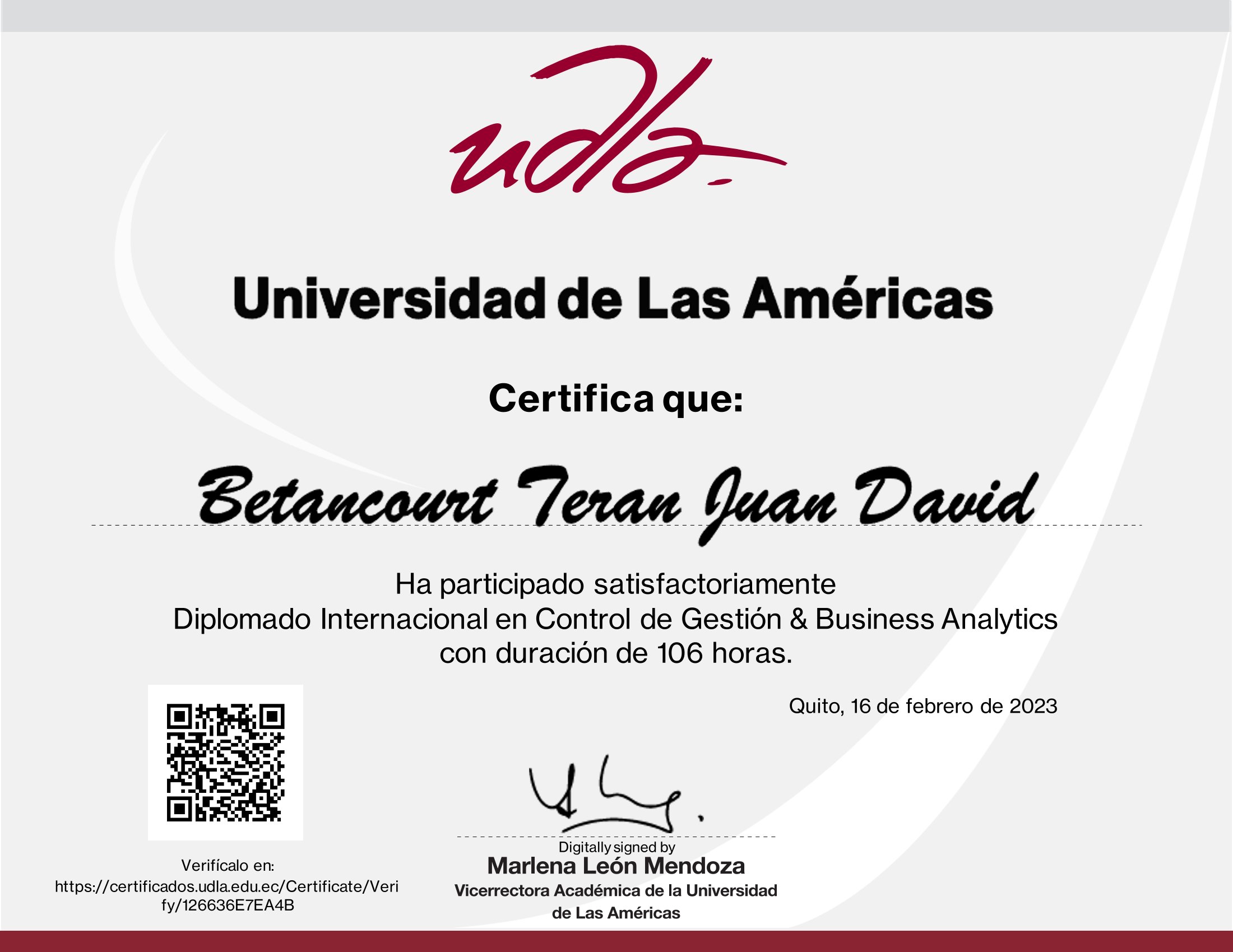 Certificado