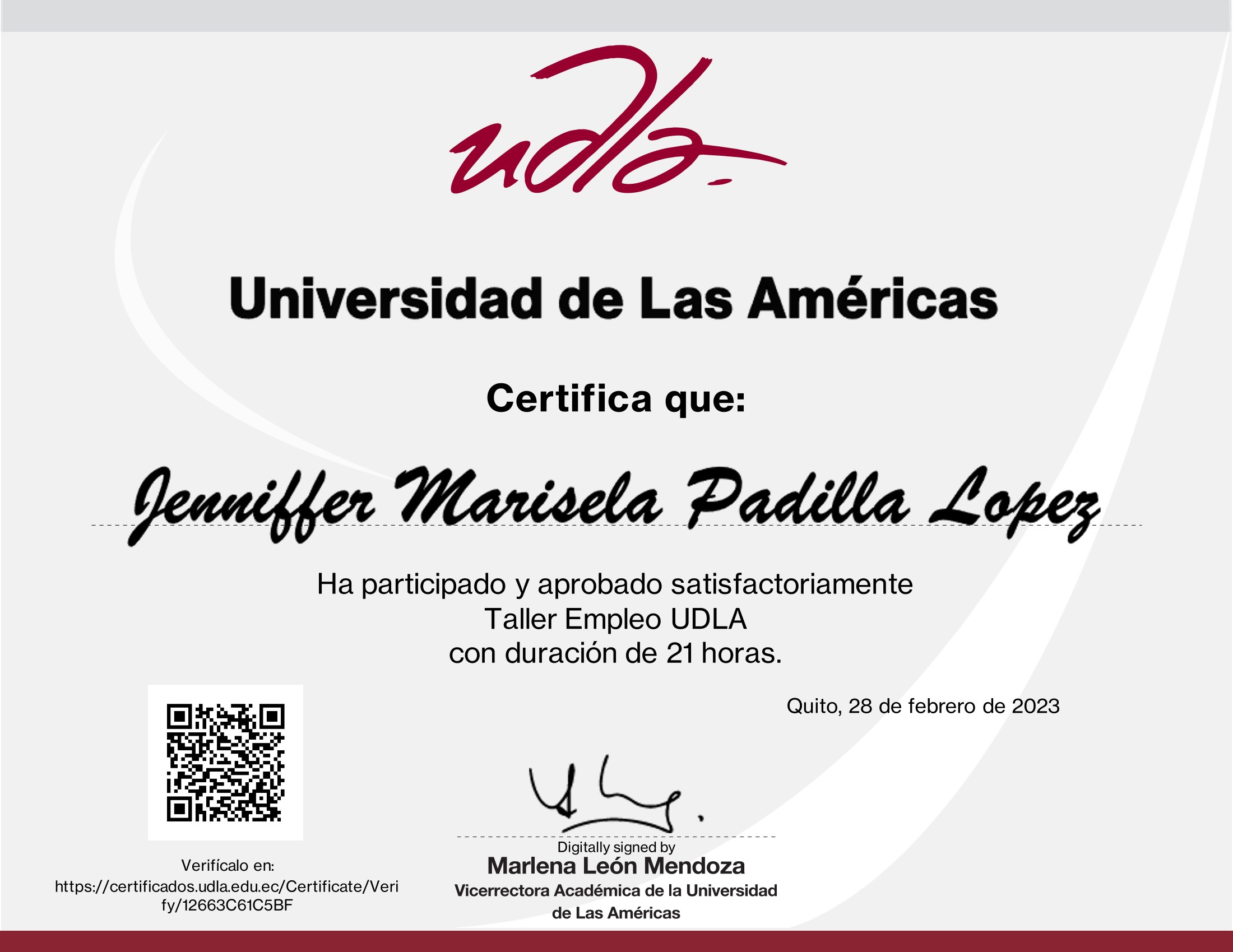 Certificado