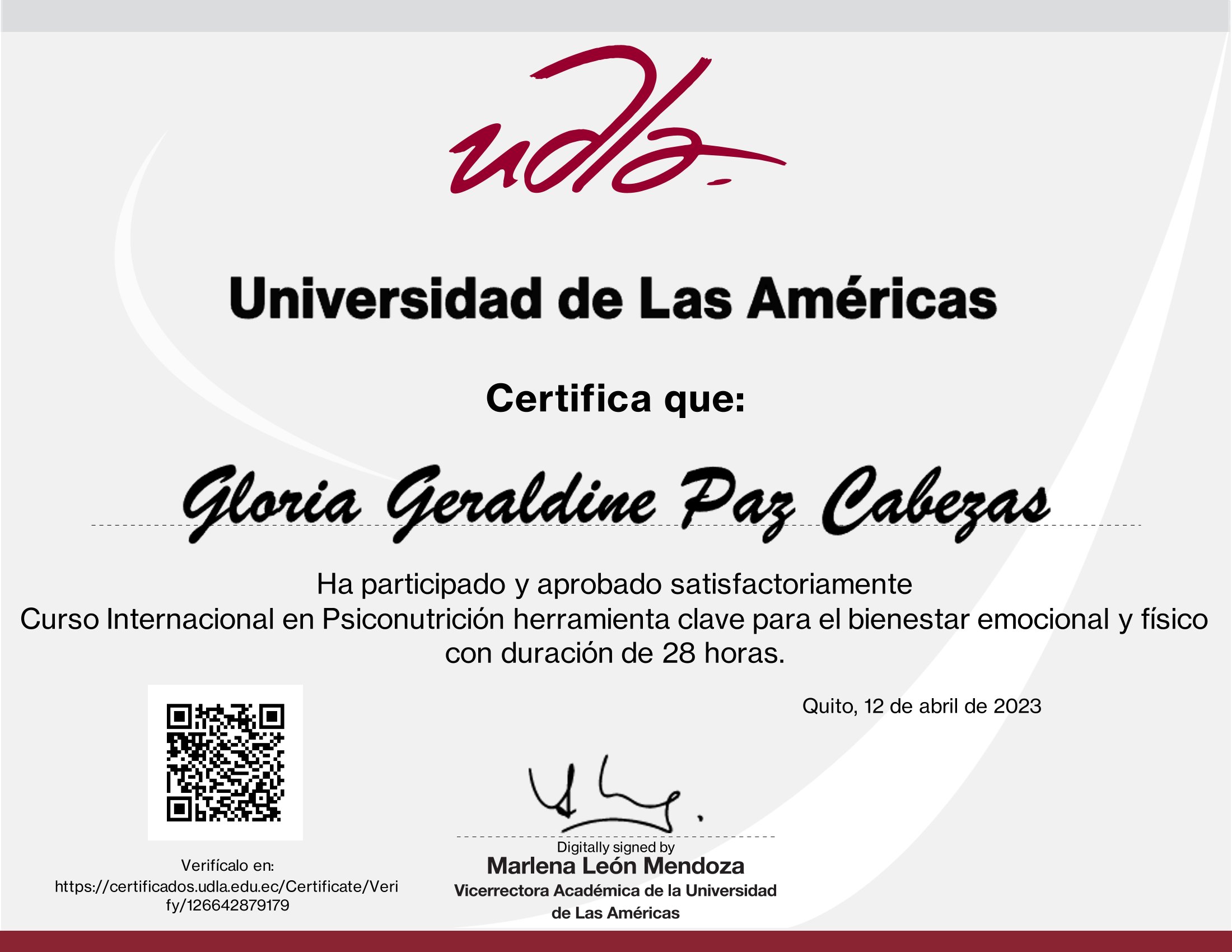 Certificado