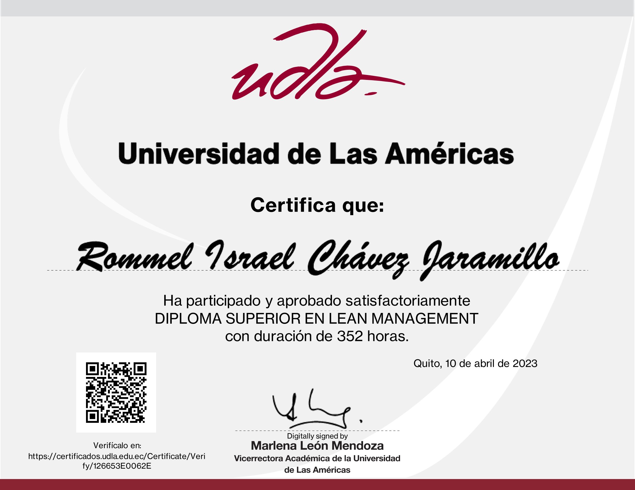 Certificado