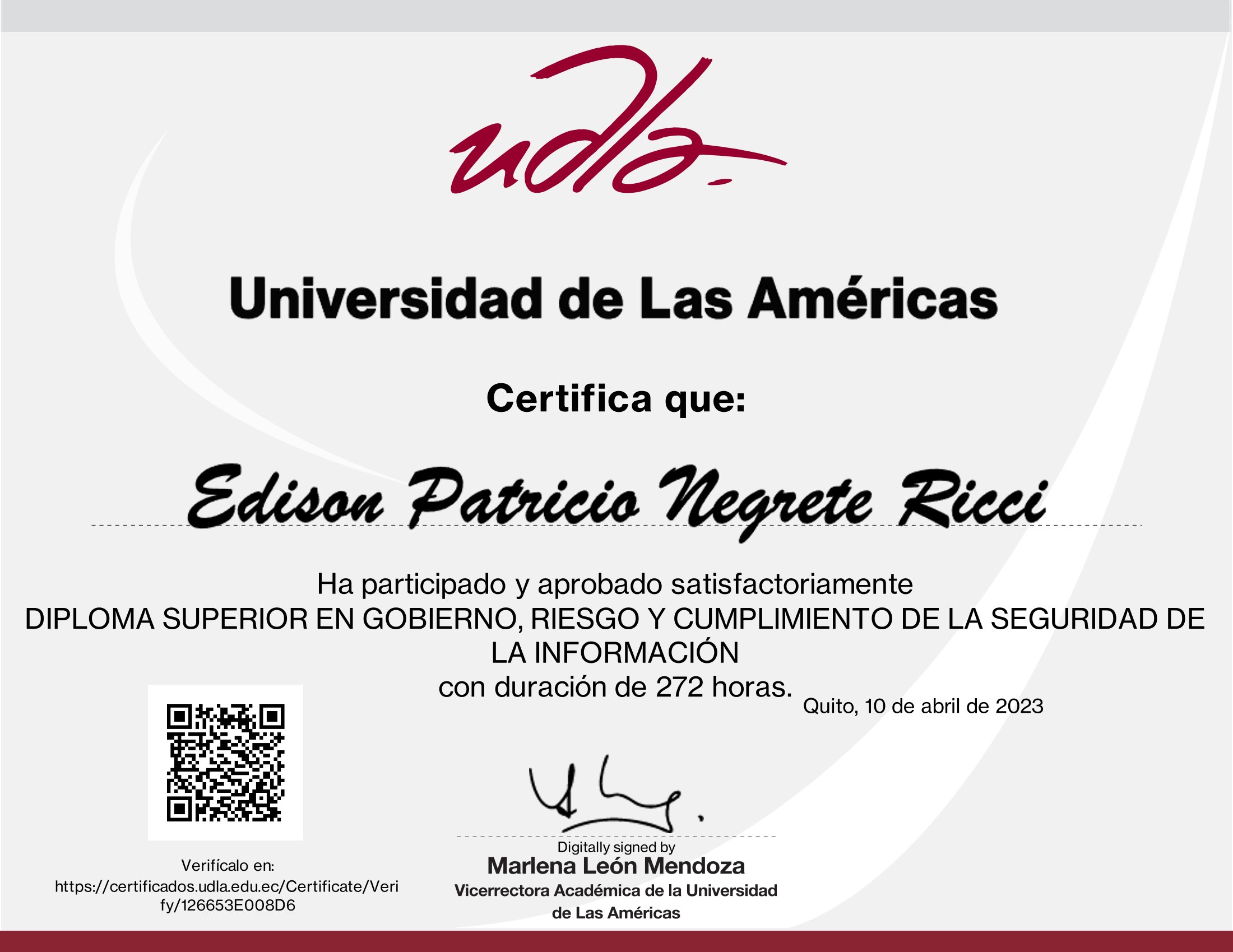 Certificado