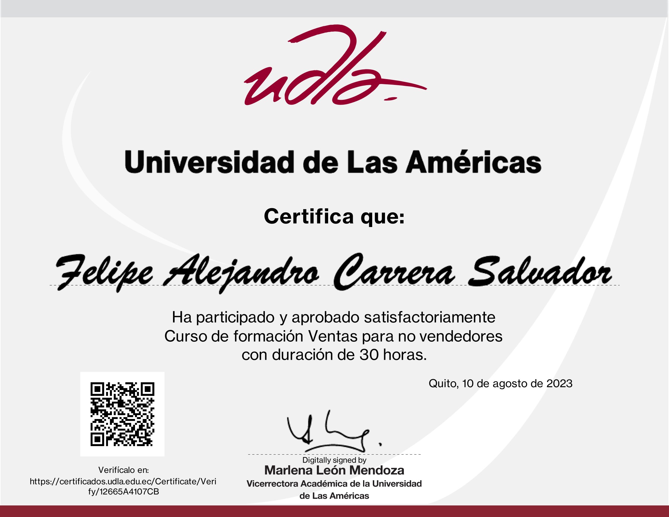 Certificado