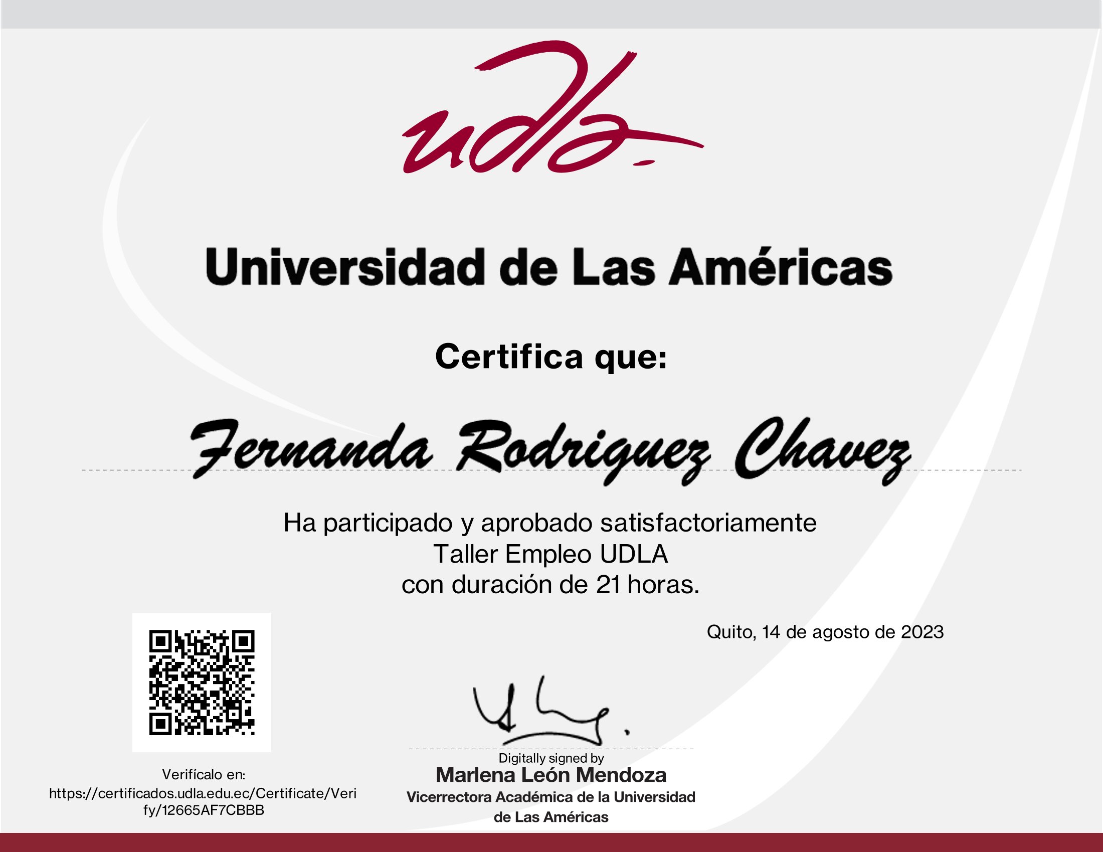 Certificado