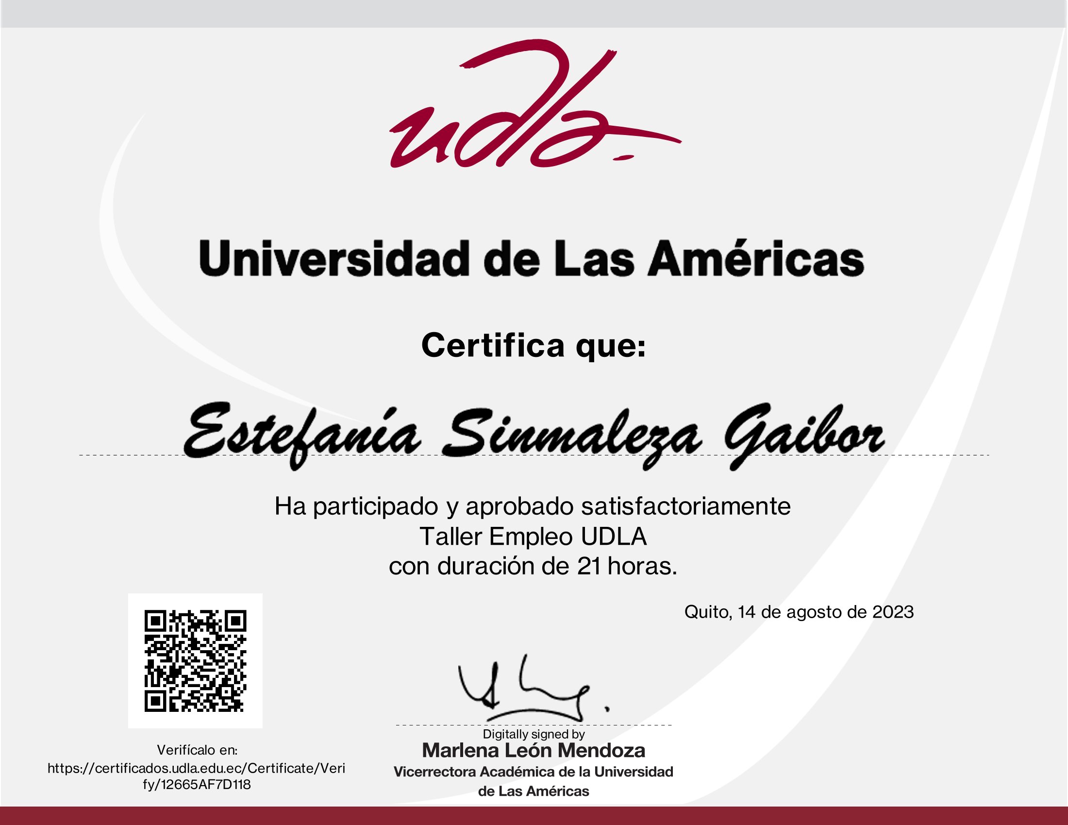 Certificado