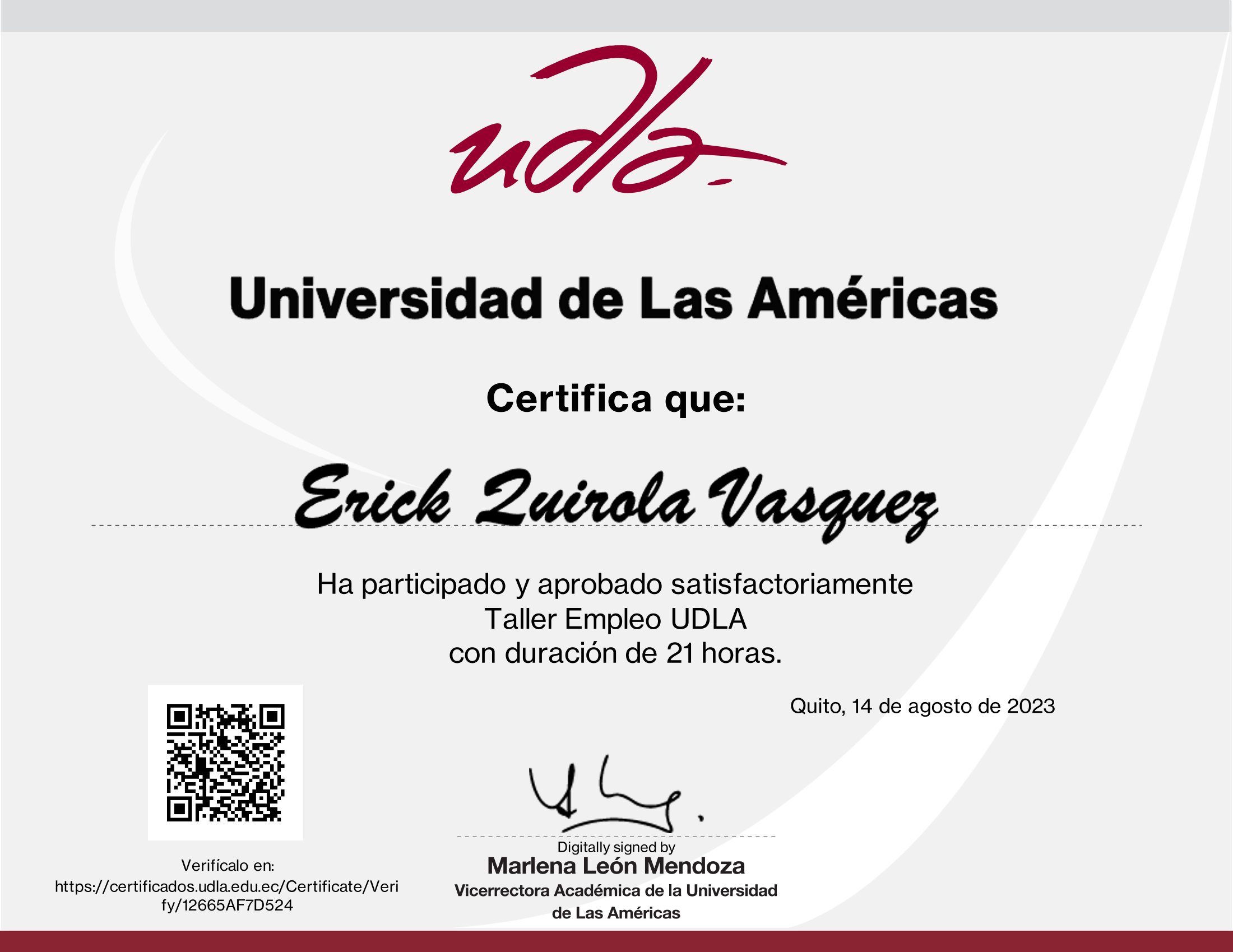 Certificado