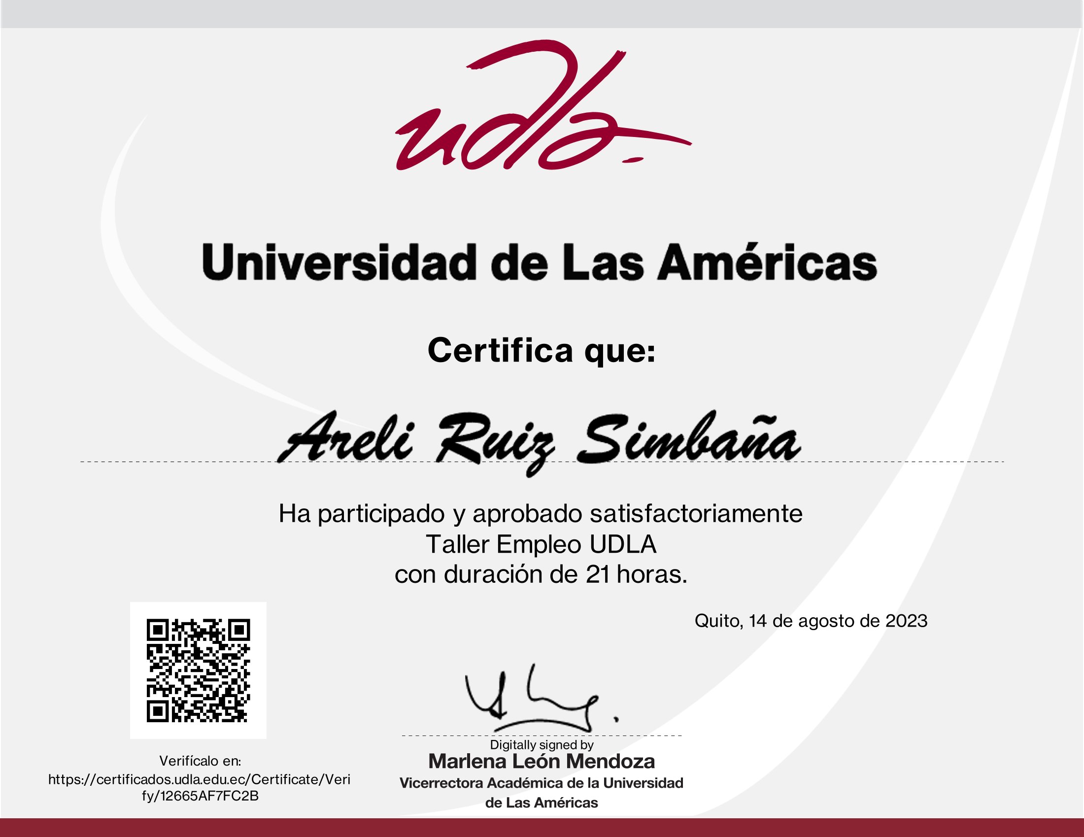 Certificado