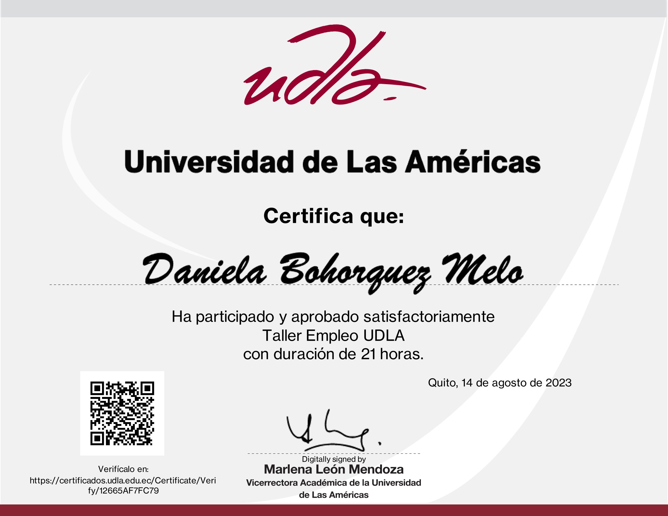 Certificado