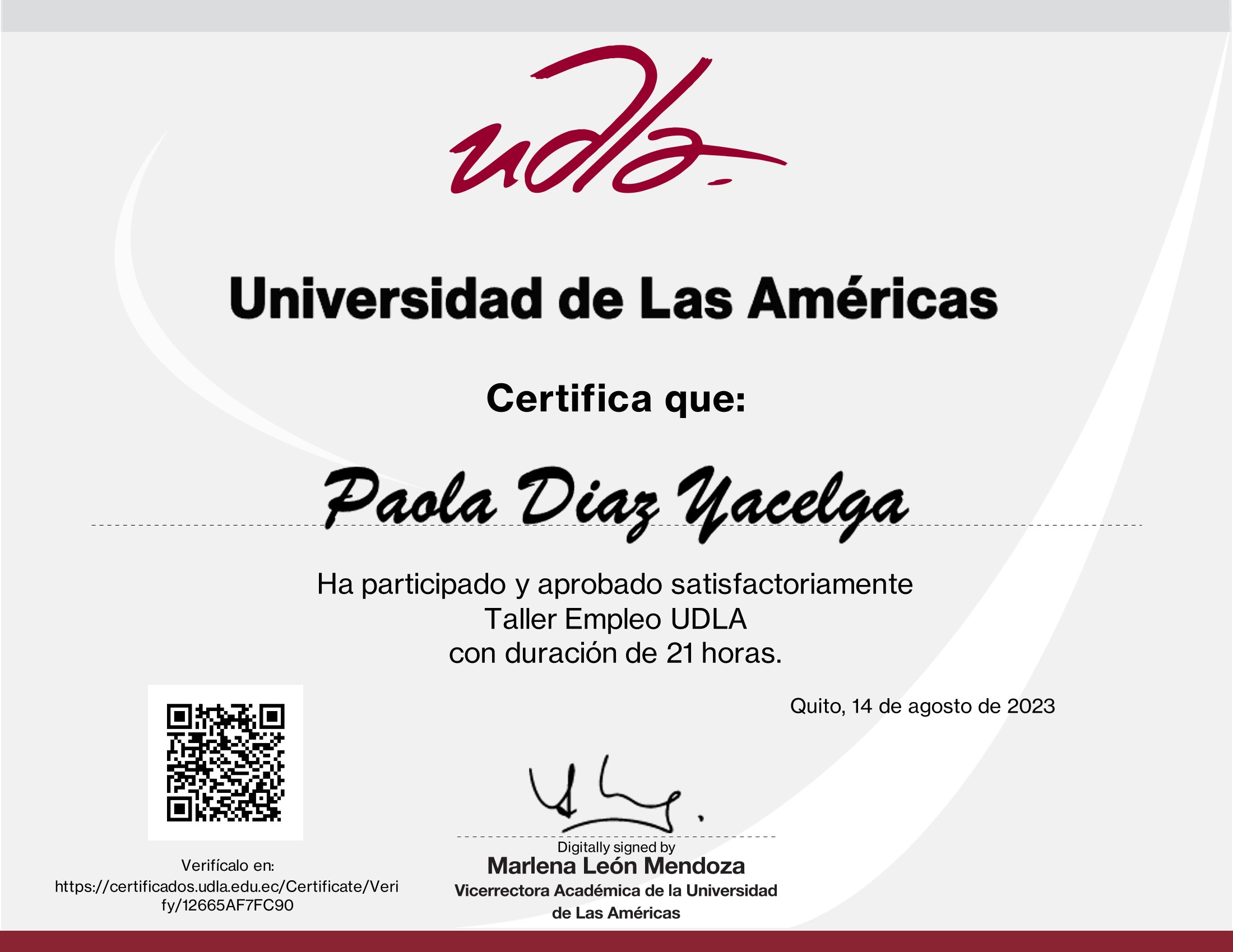 Certificado