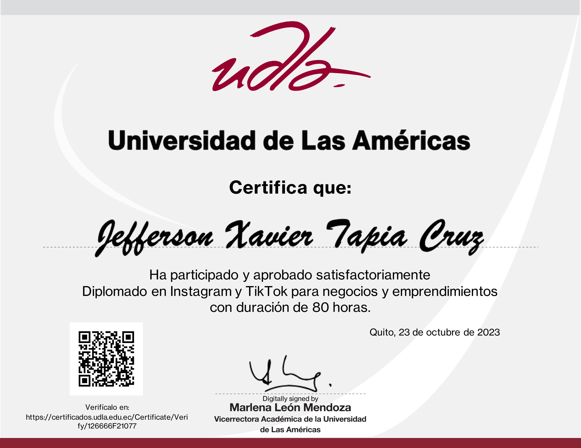 Certificado