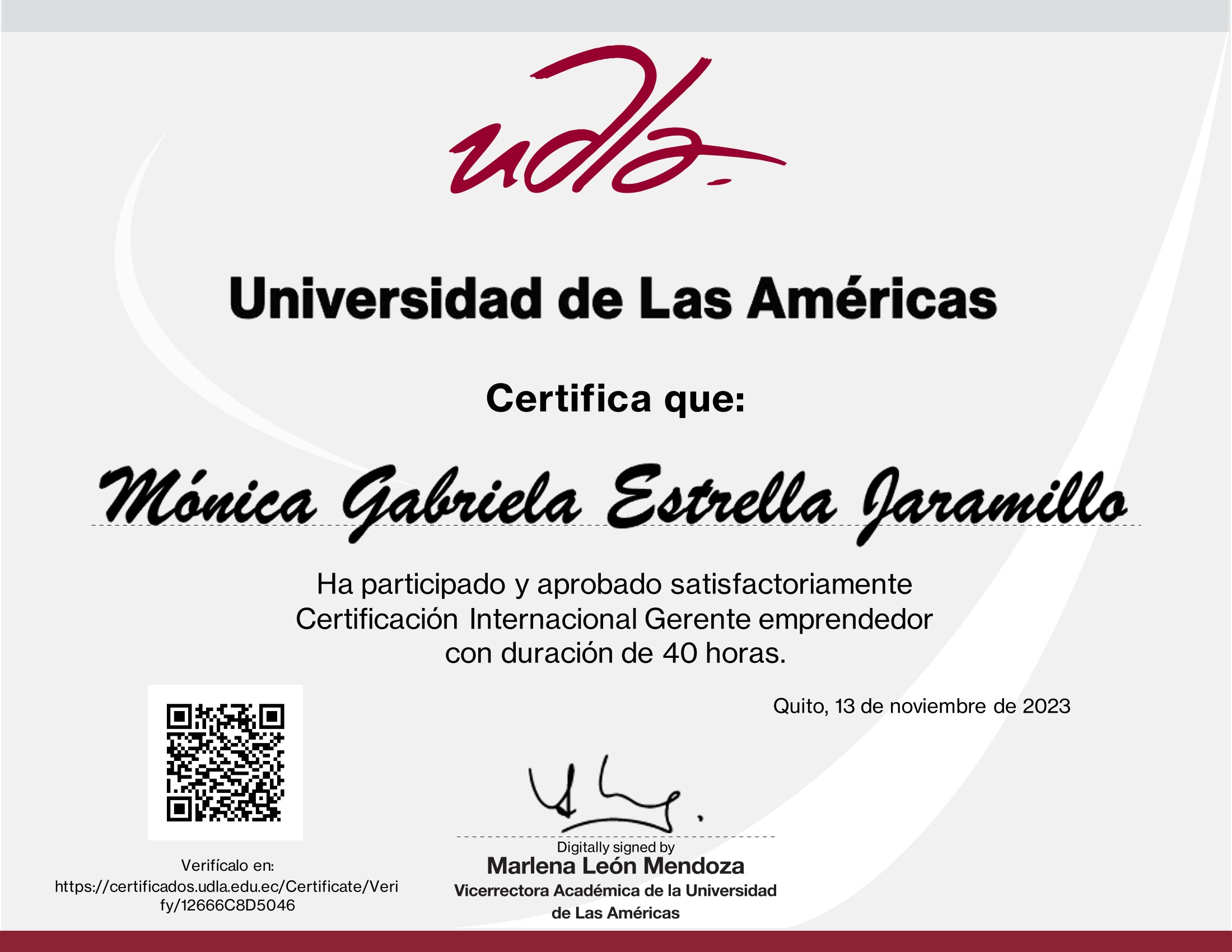 Certificado