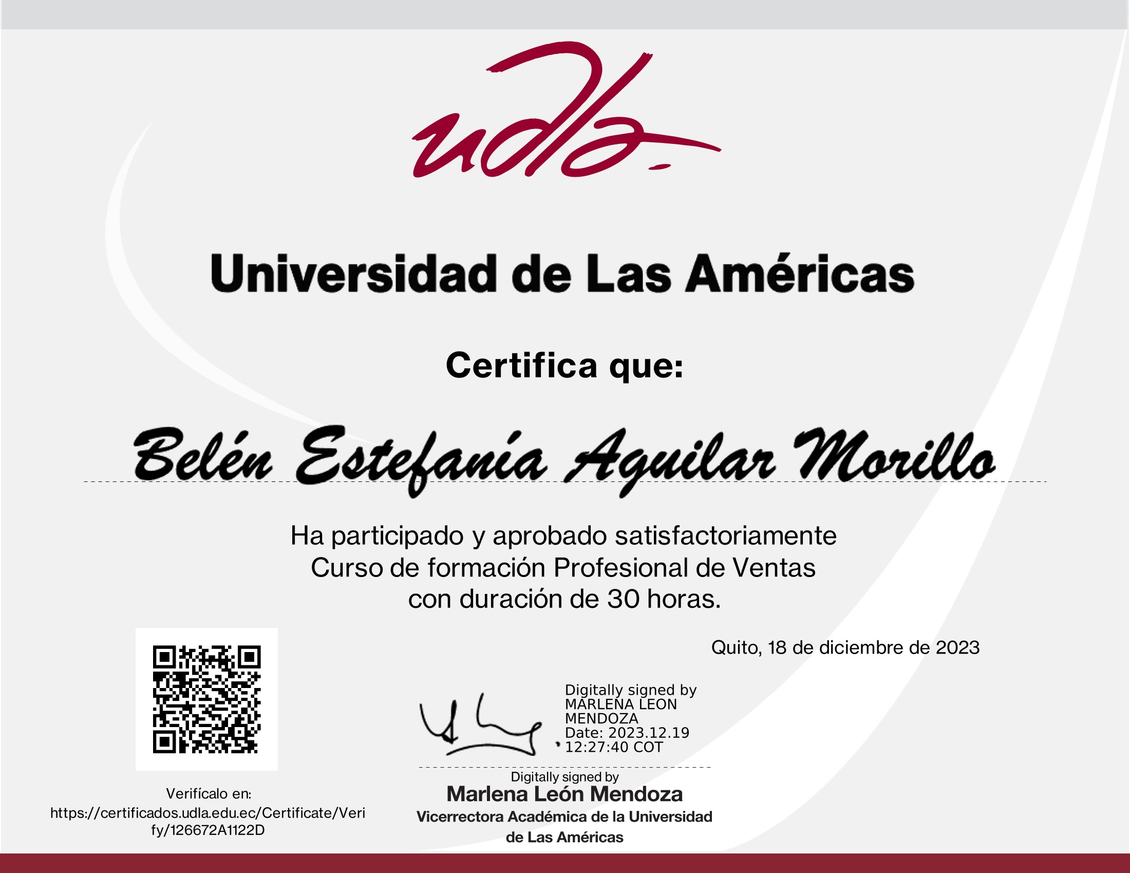 Certificado