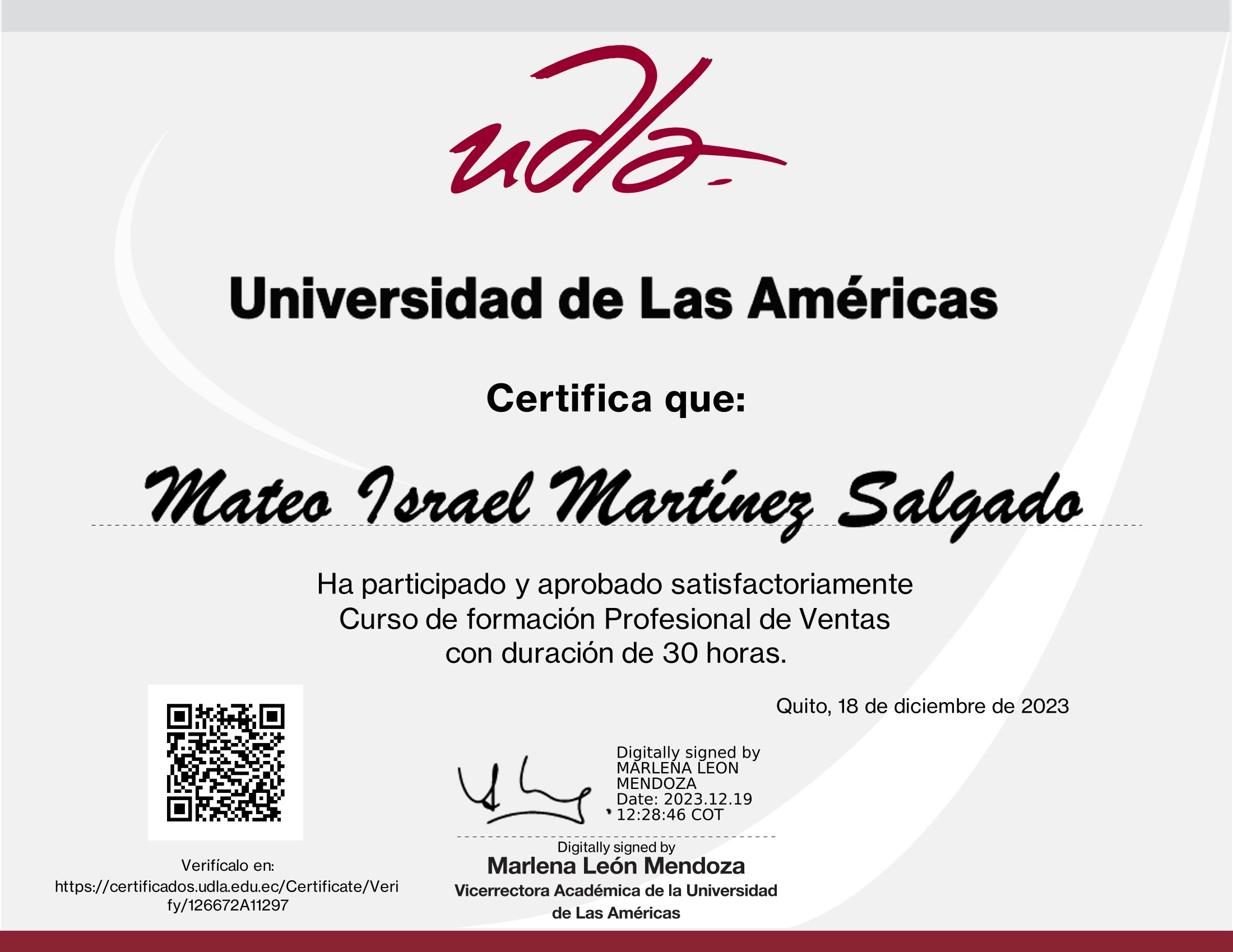 Certificado