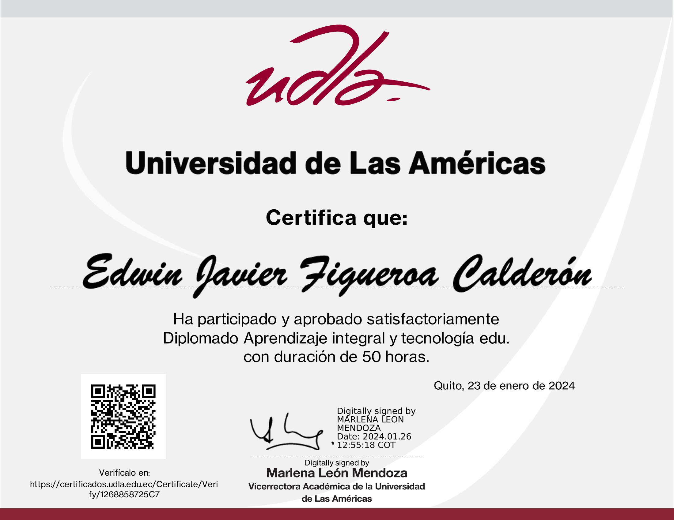 Certificado