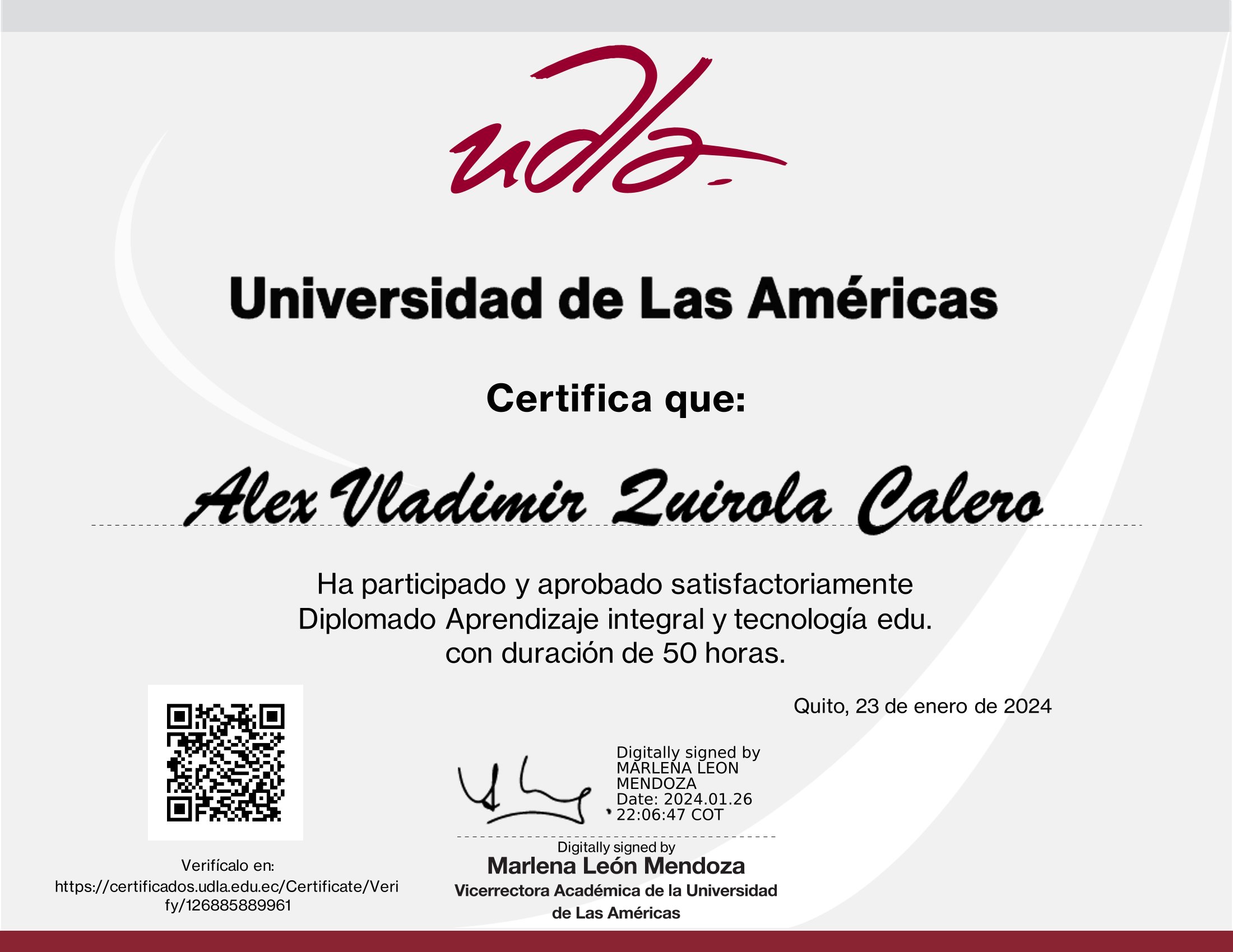 Certificado