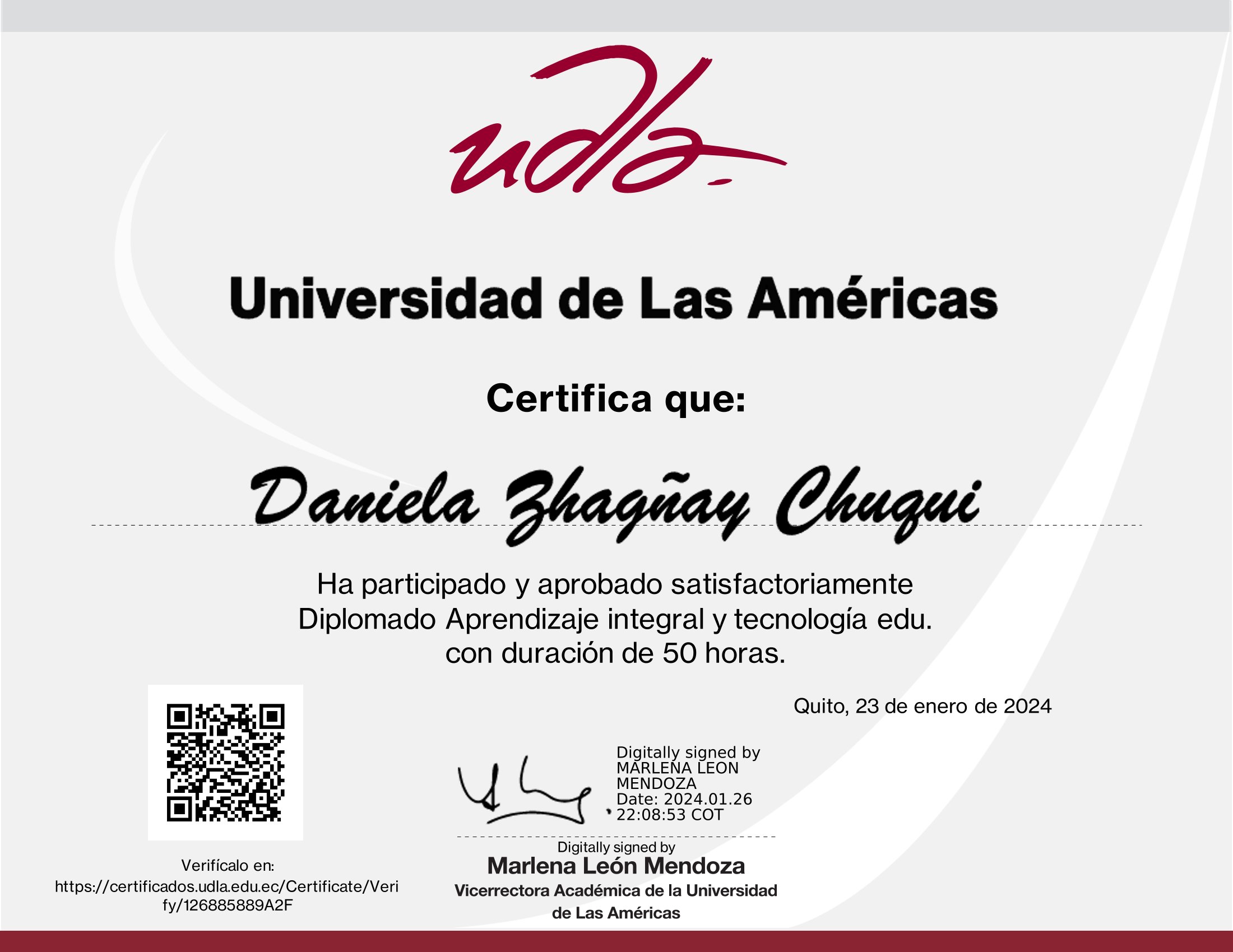 Certificado