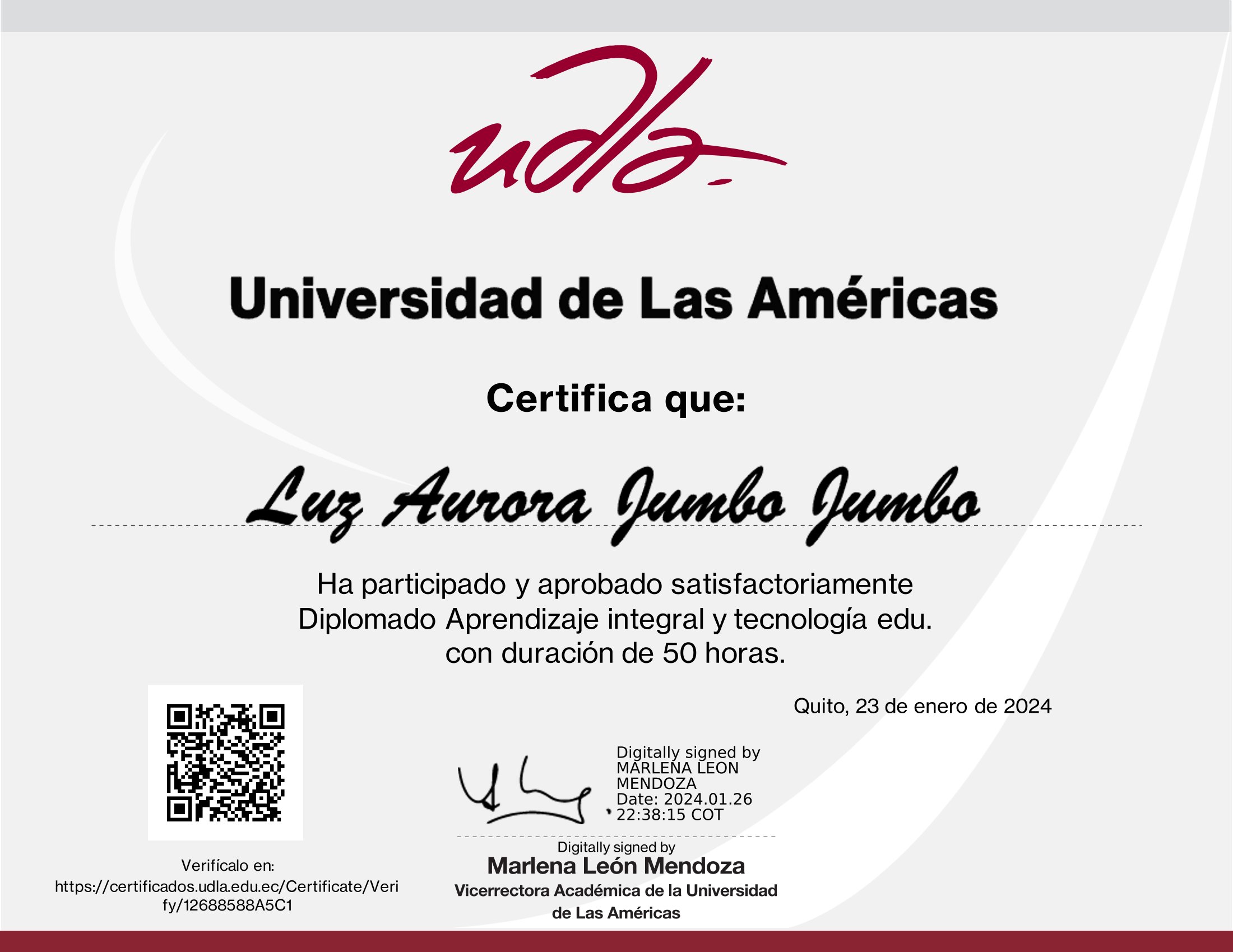 Certificado