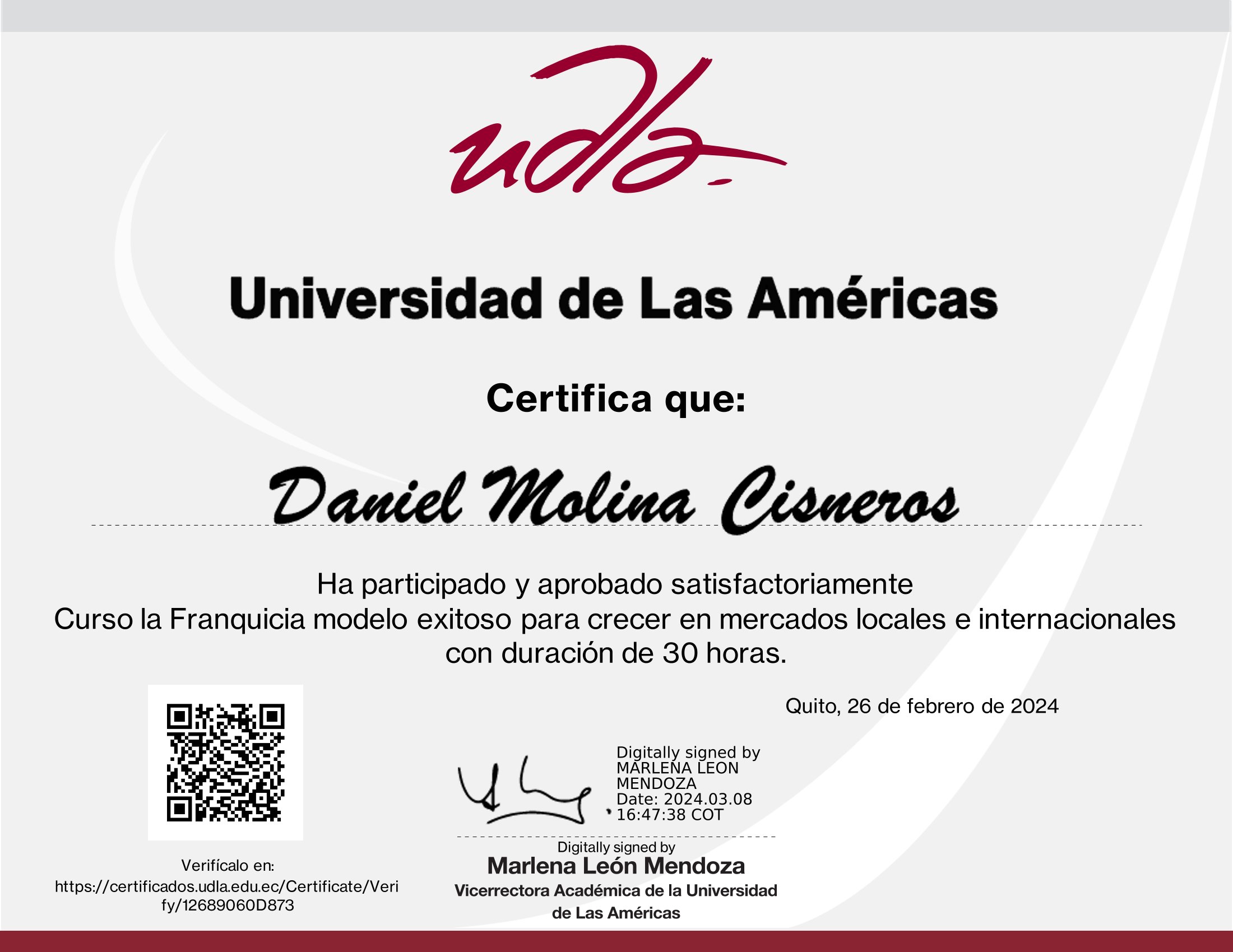 Certificado
