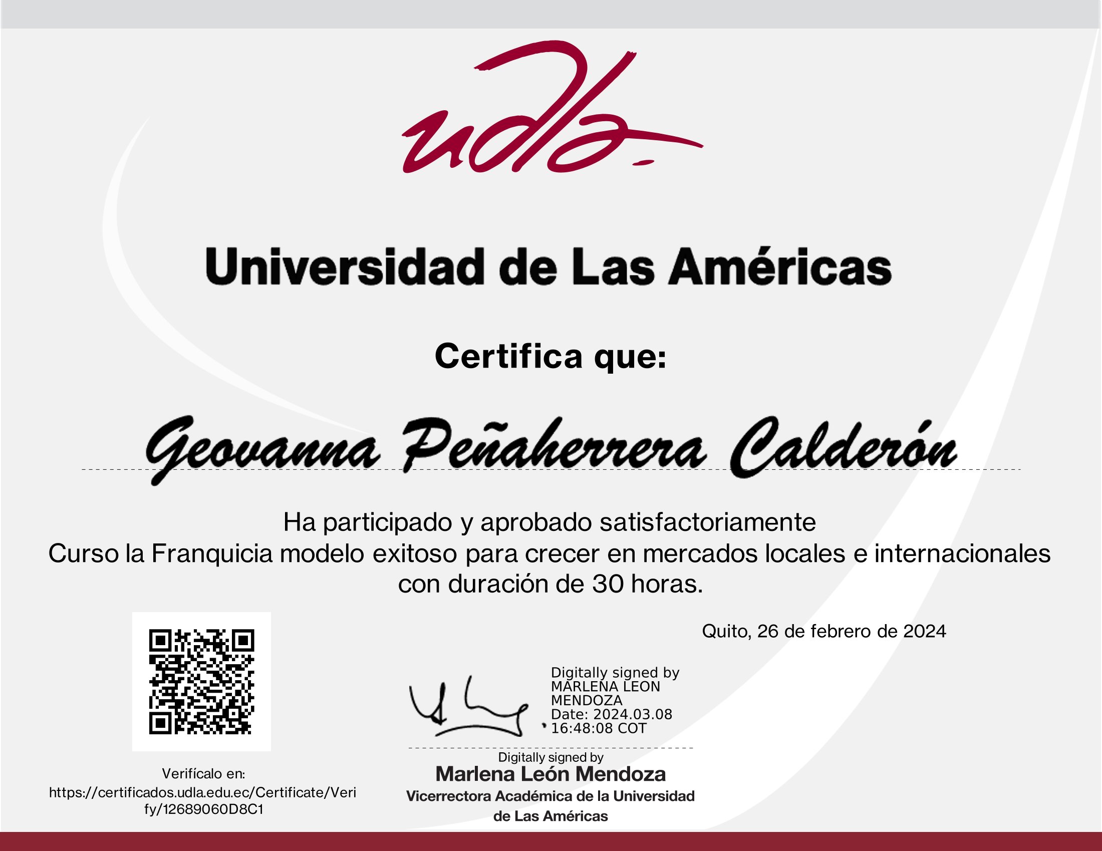 Certificado