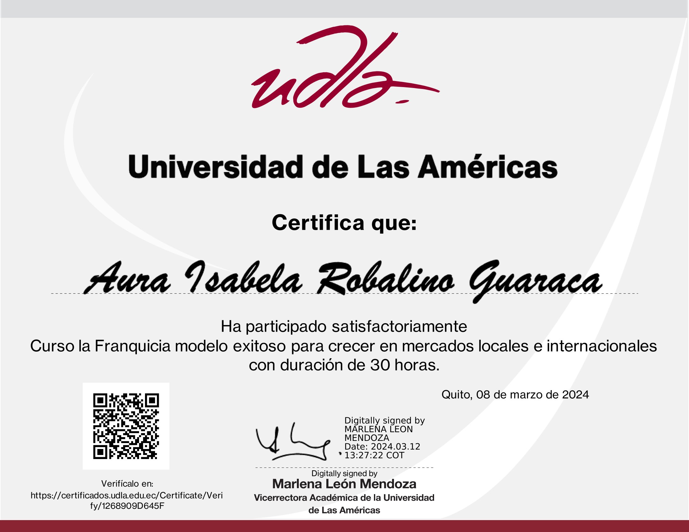 Certificado