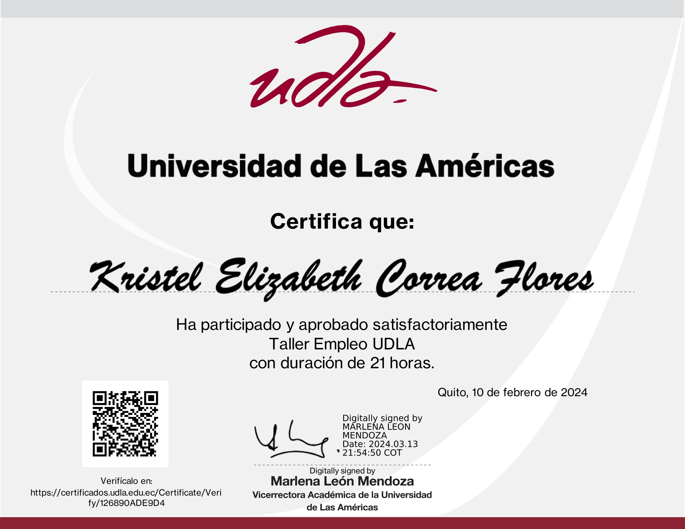 Certificado