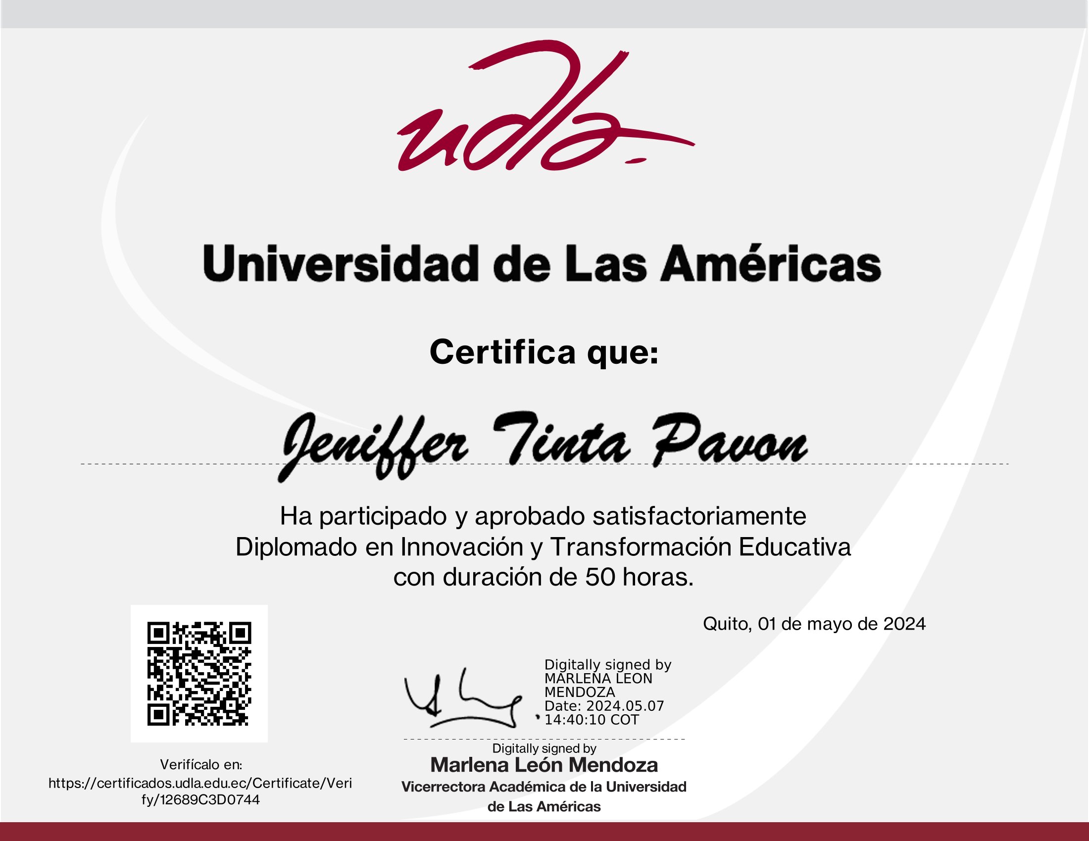Certificado