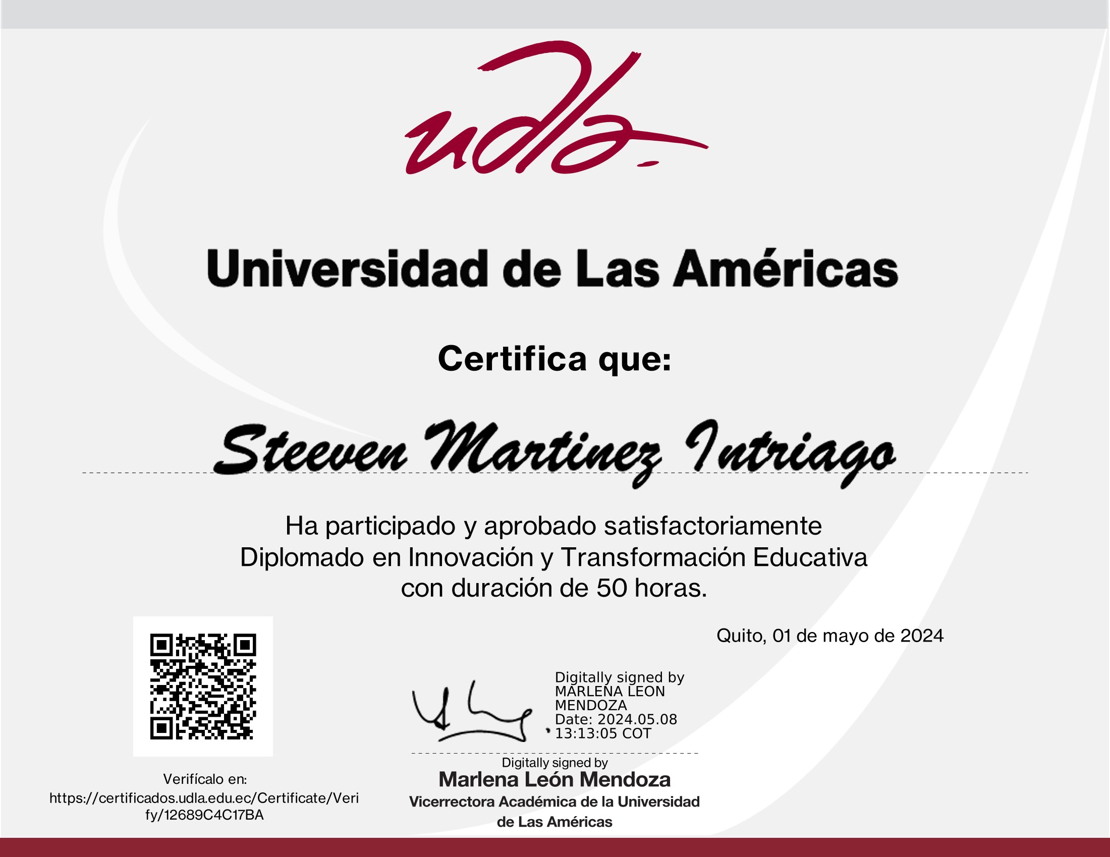 Certificado