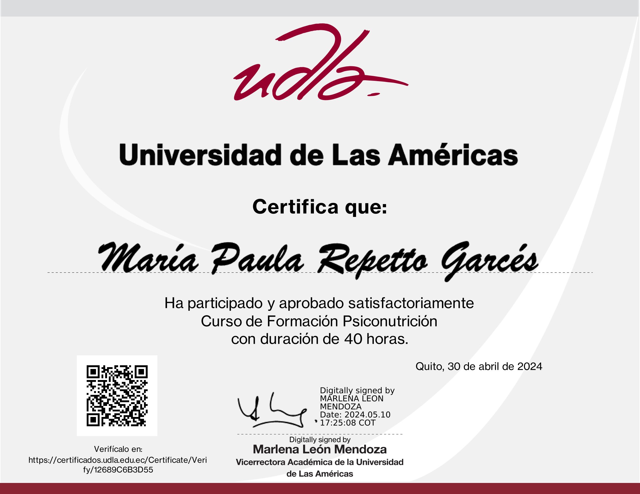 Certificado