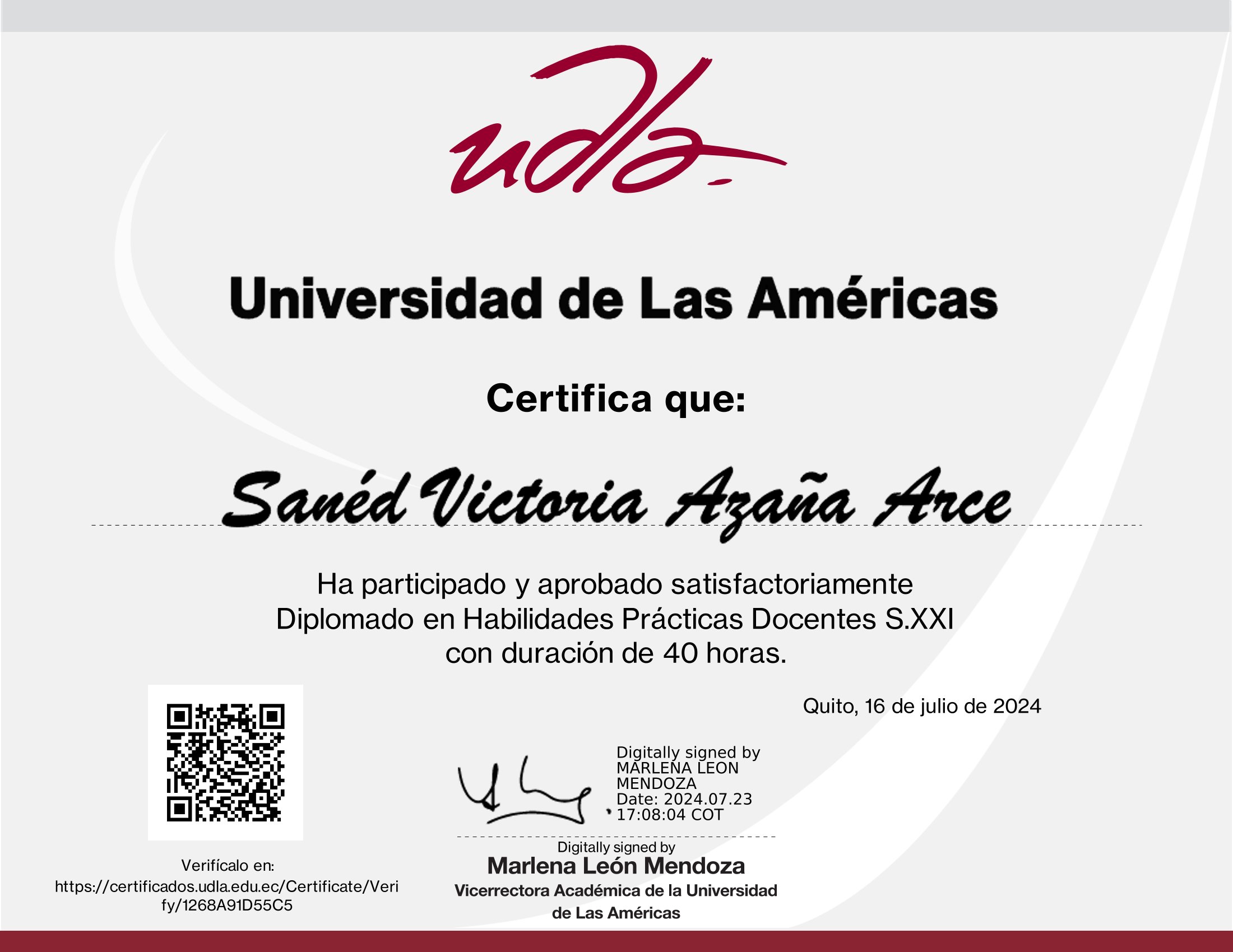 Certificado