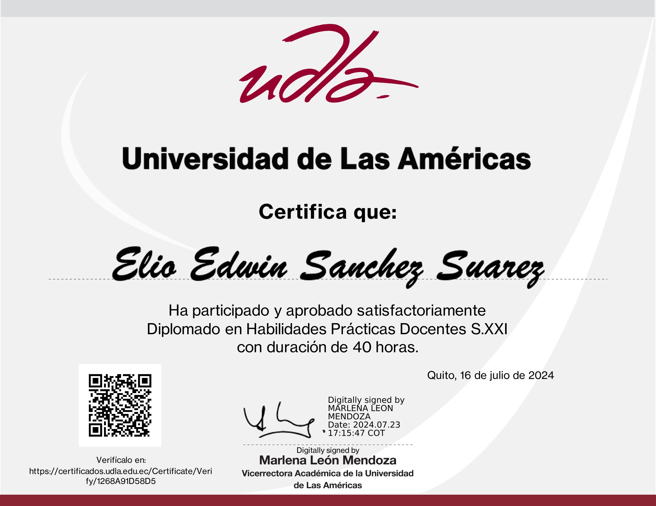 Certificado