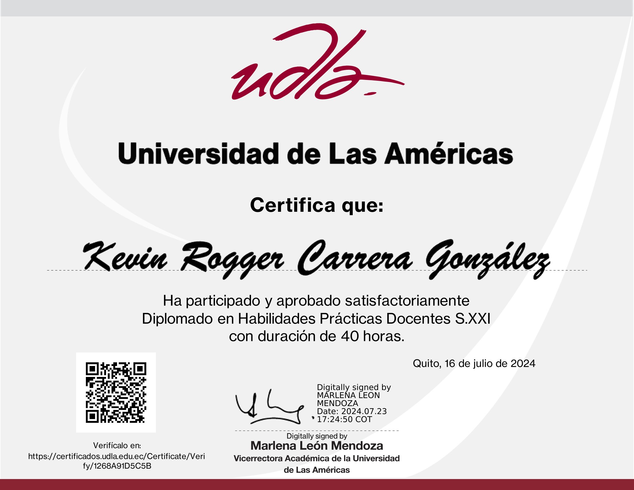 Certificado