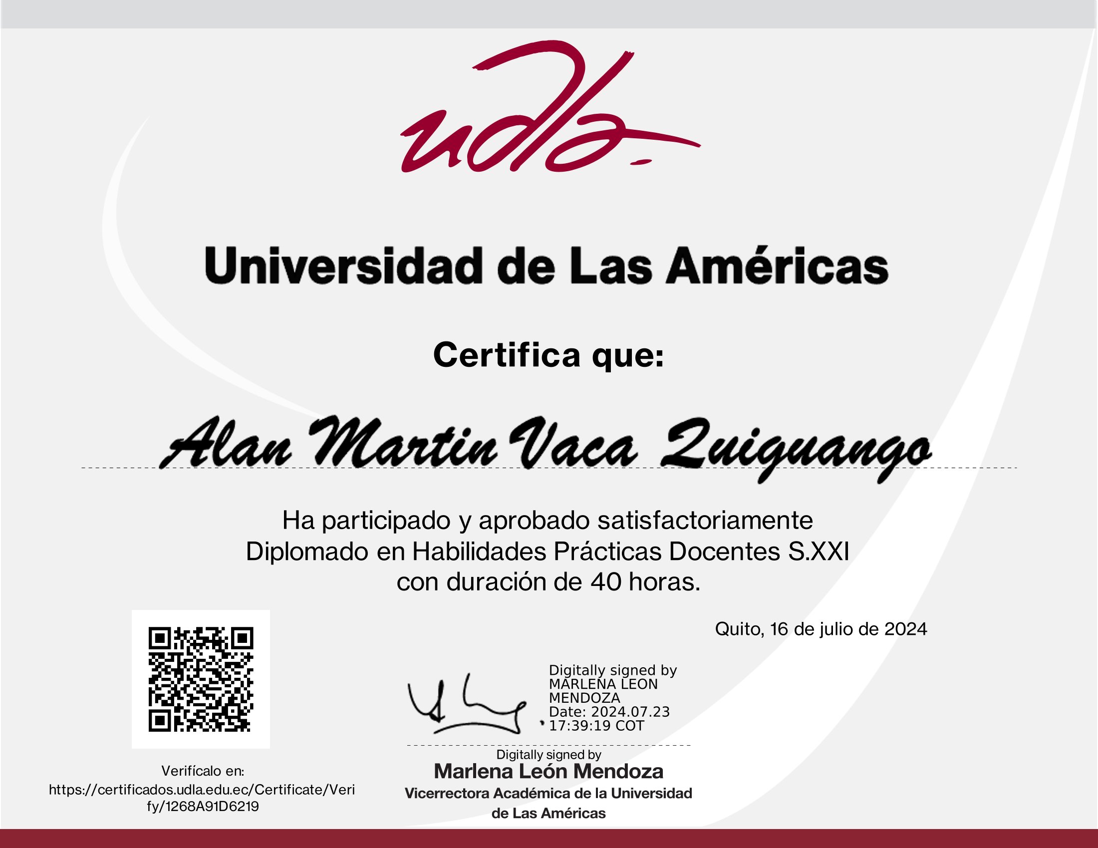 Certificado
