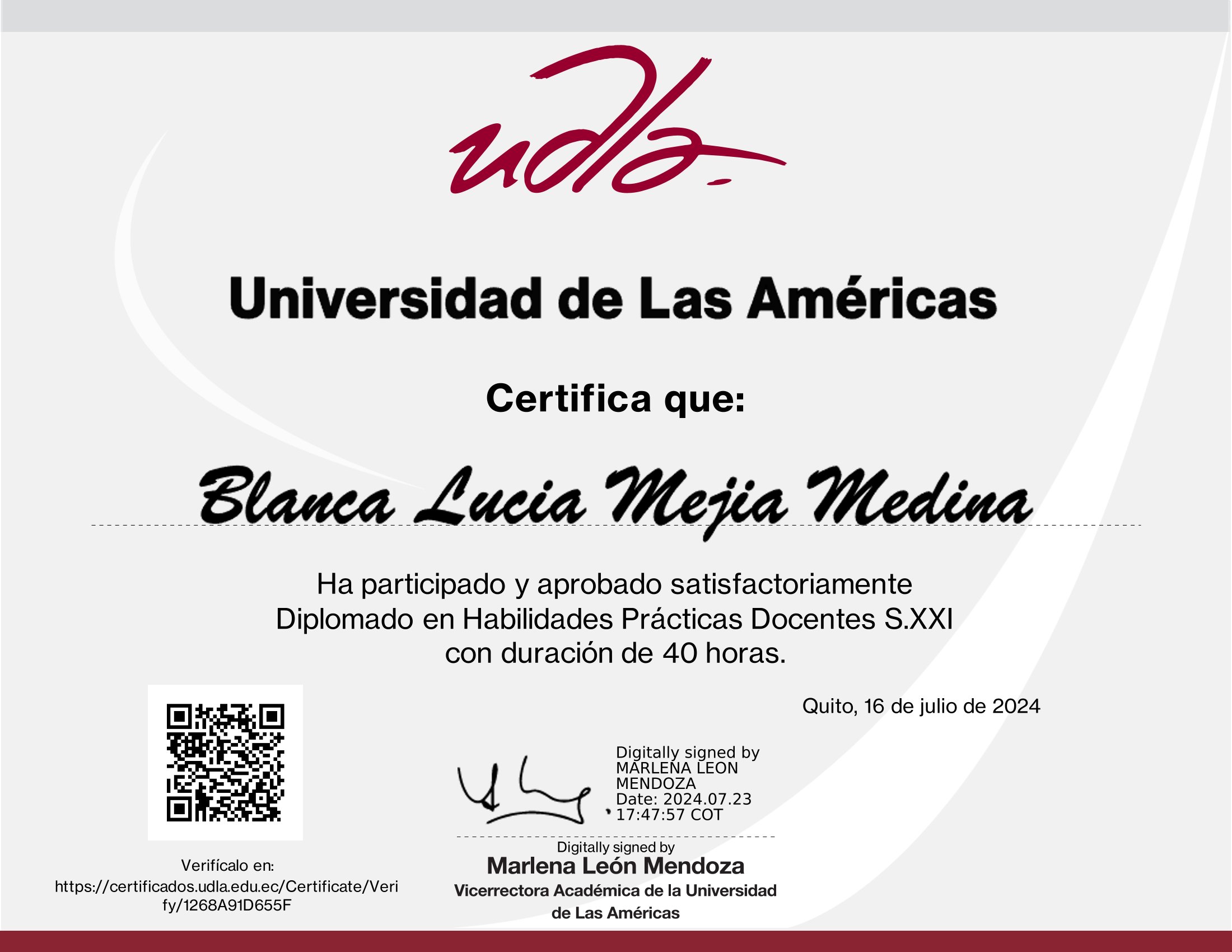 Certificado