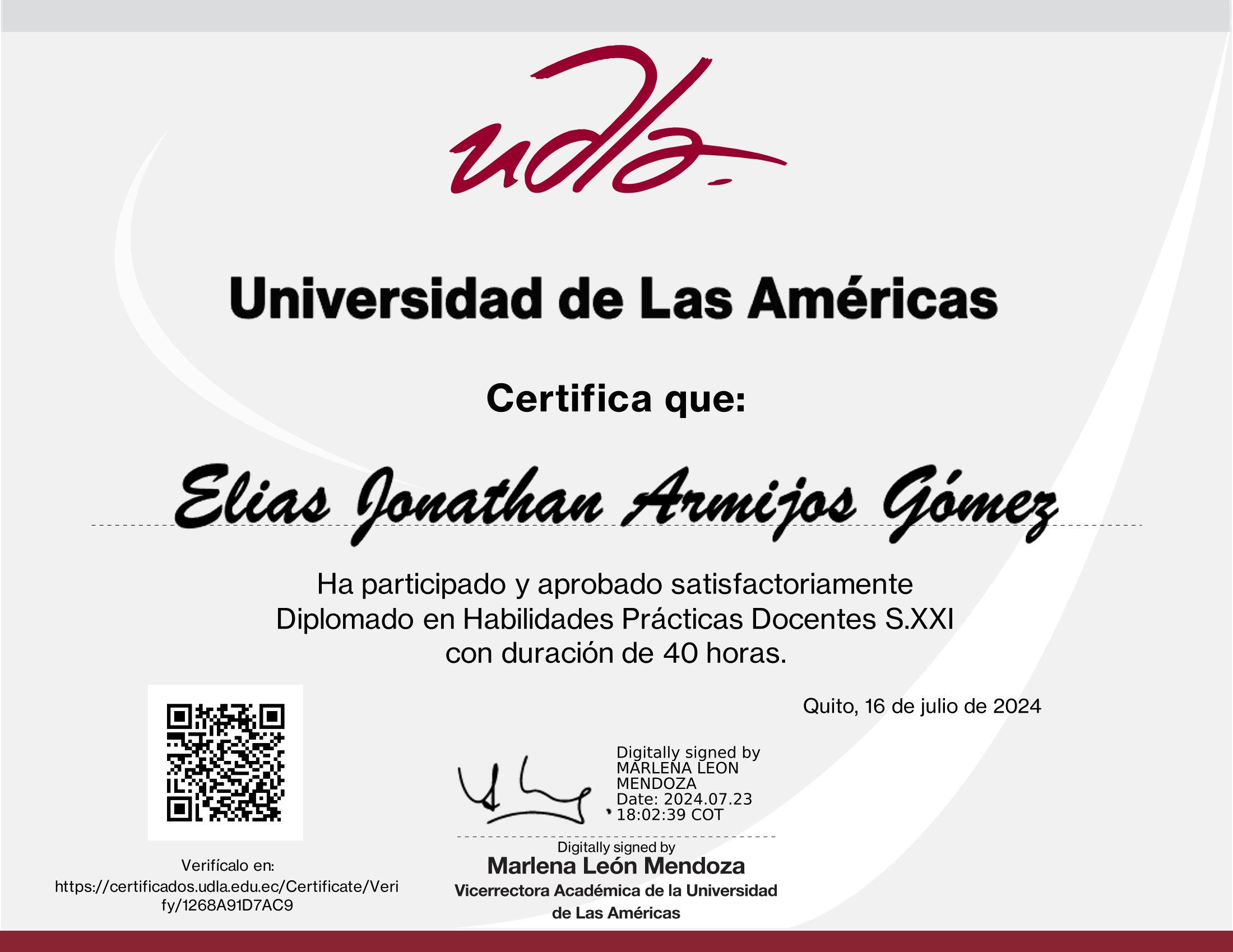 Certificado