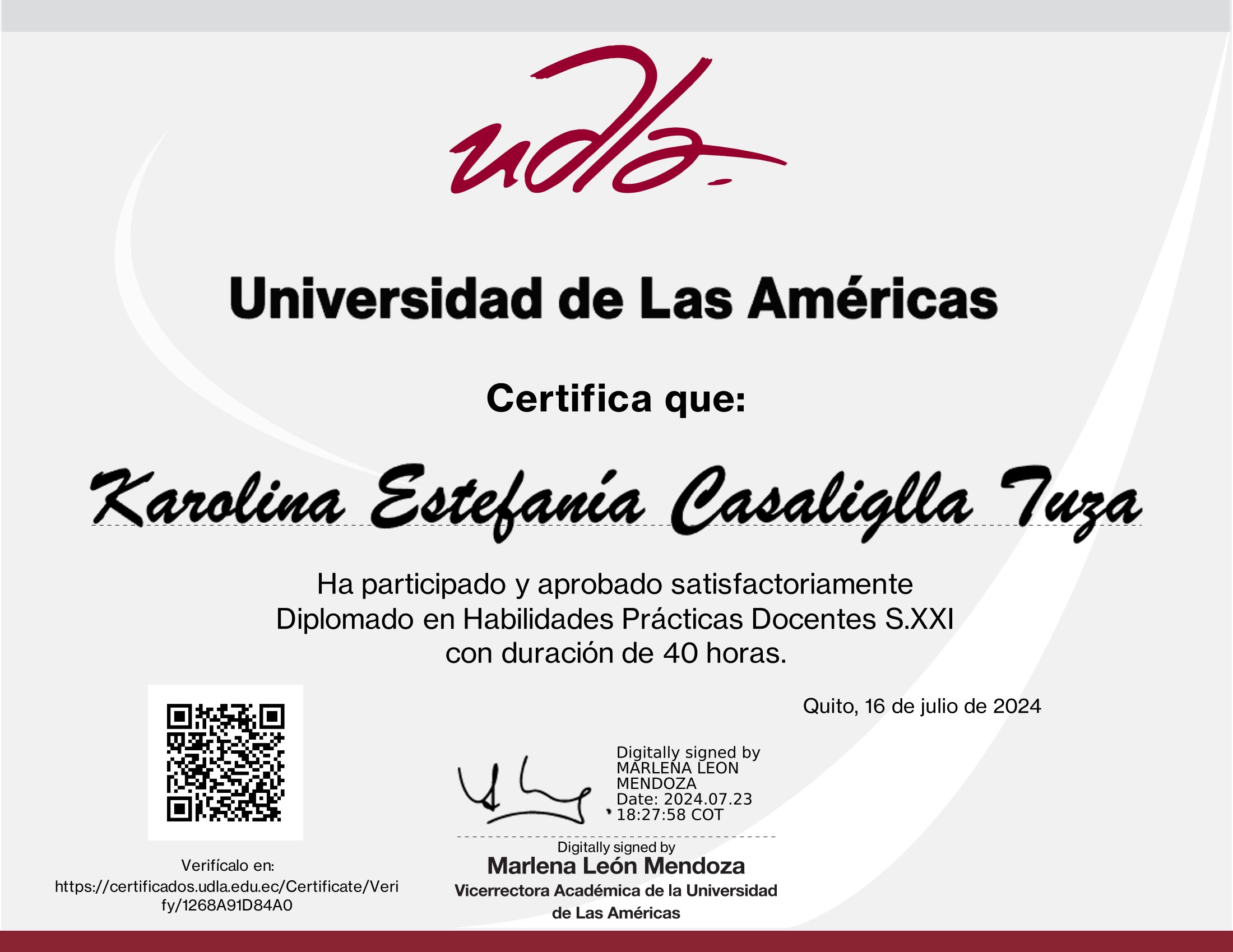 Certificado