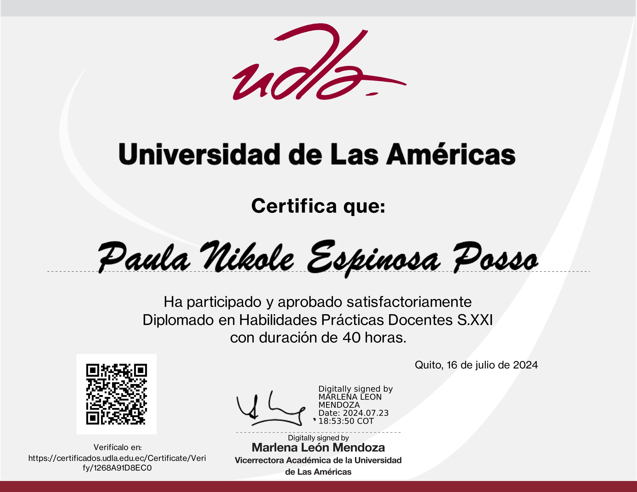 Certificado