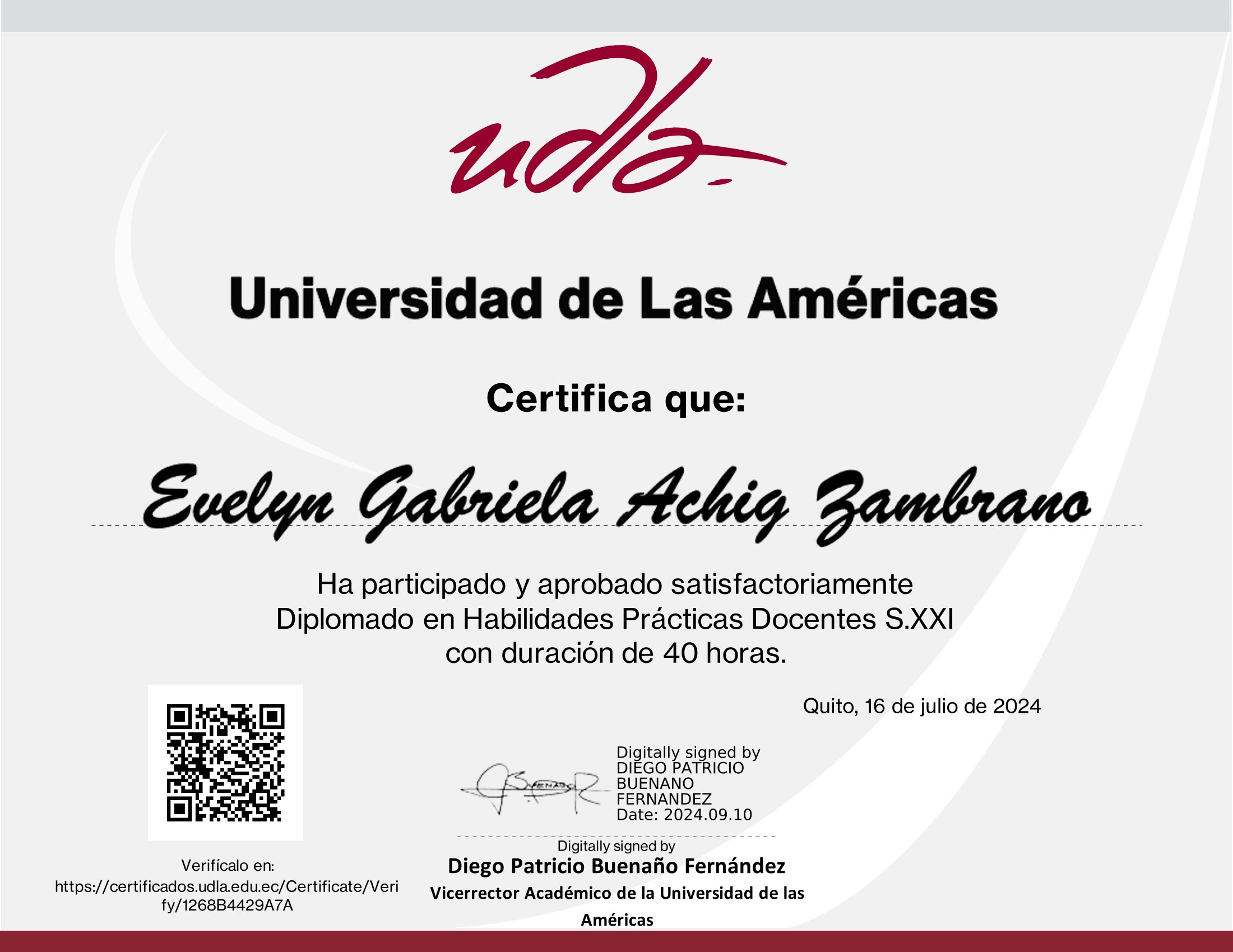 Certificado