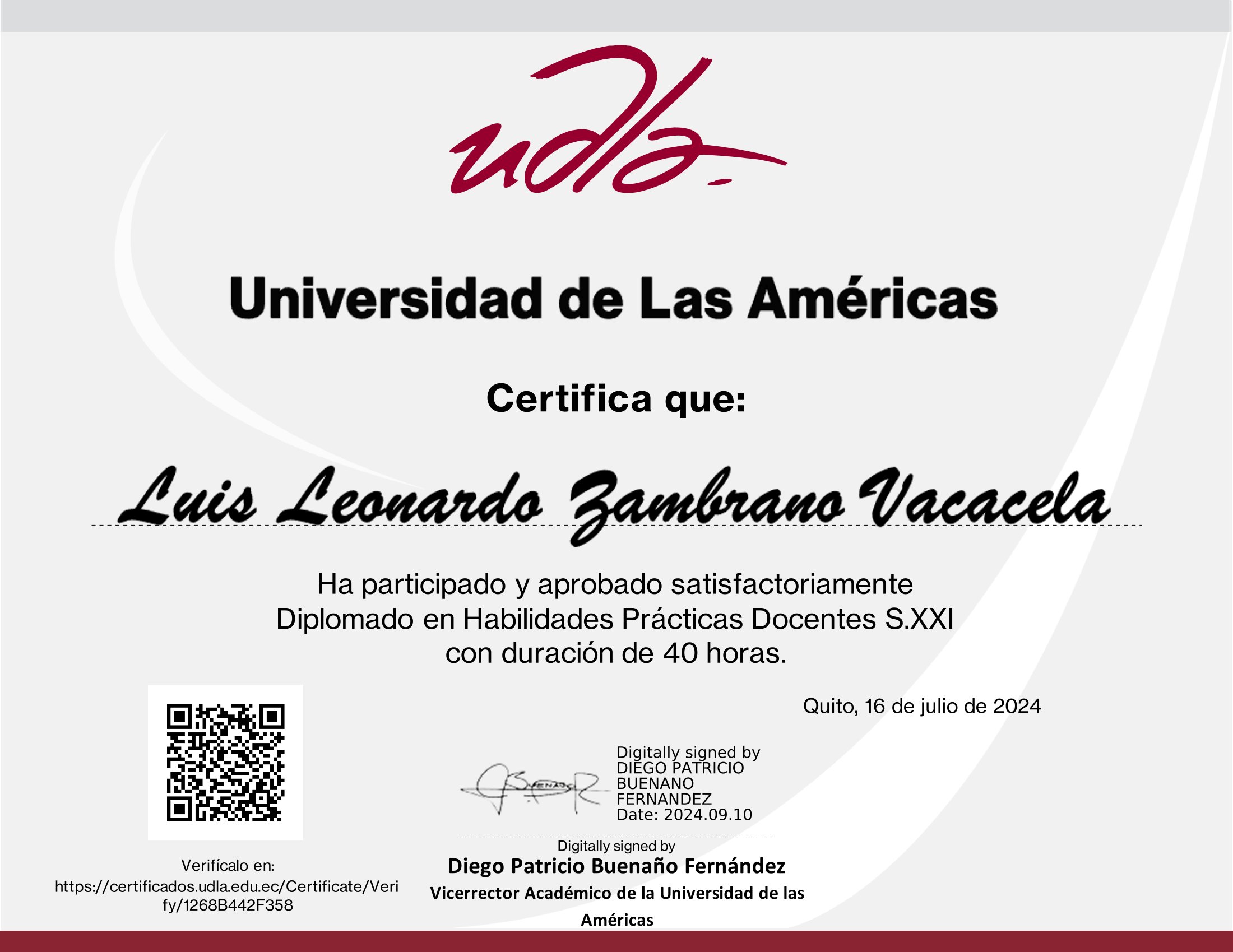 Certificado
