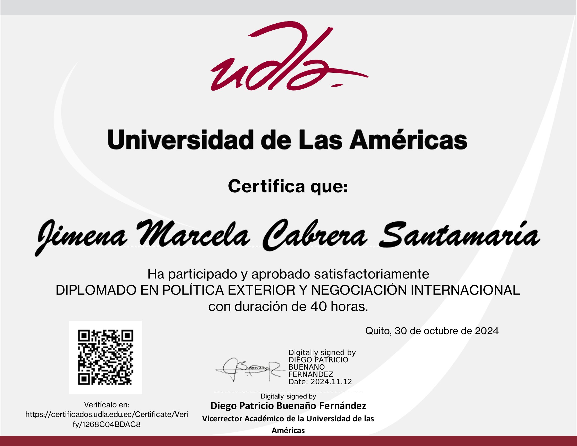 Certificado