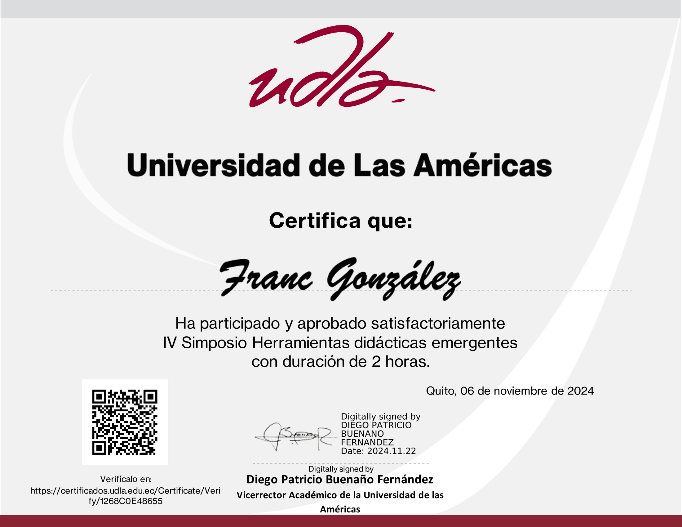 Certificado