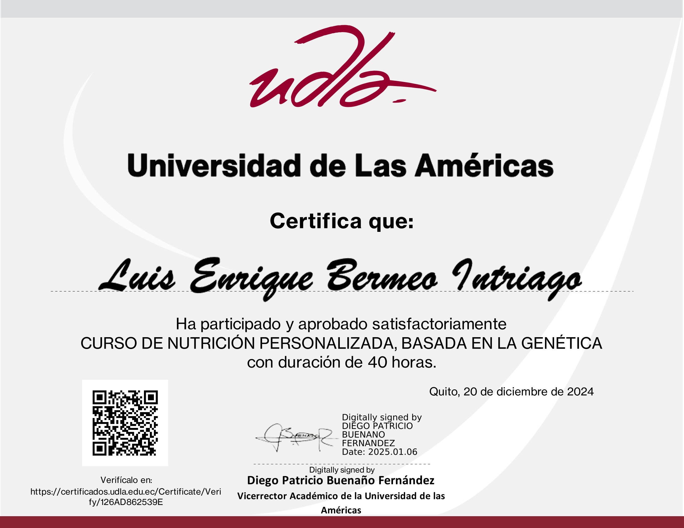 Certificado