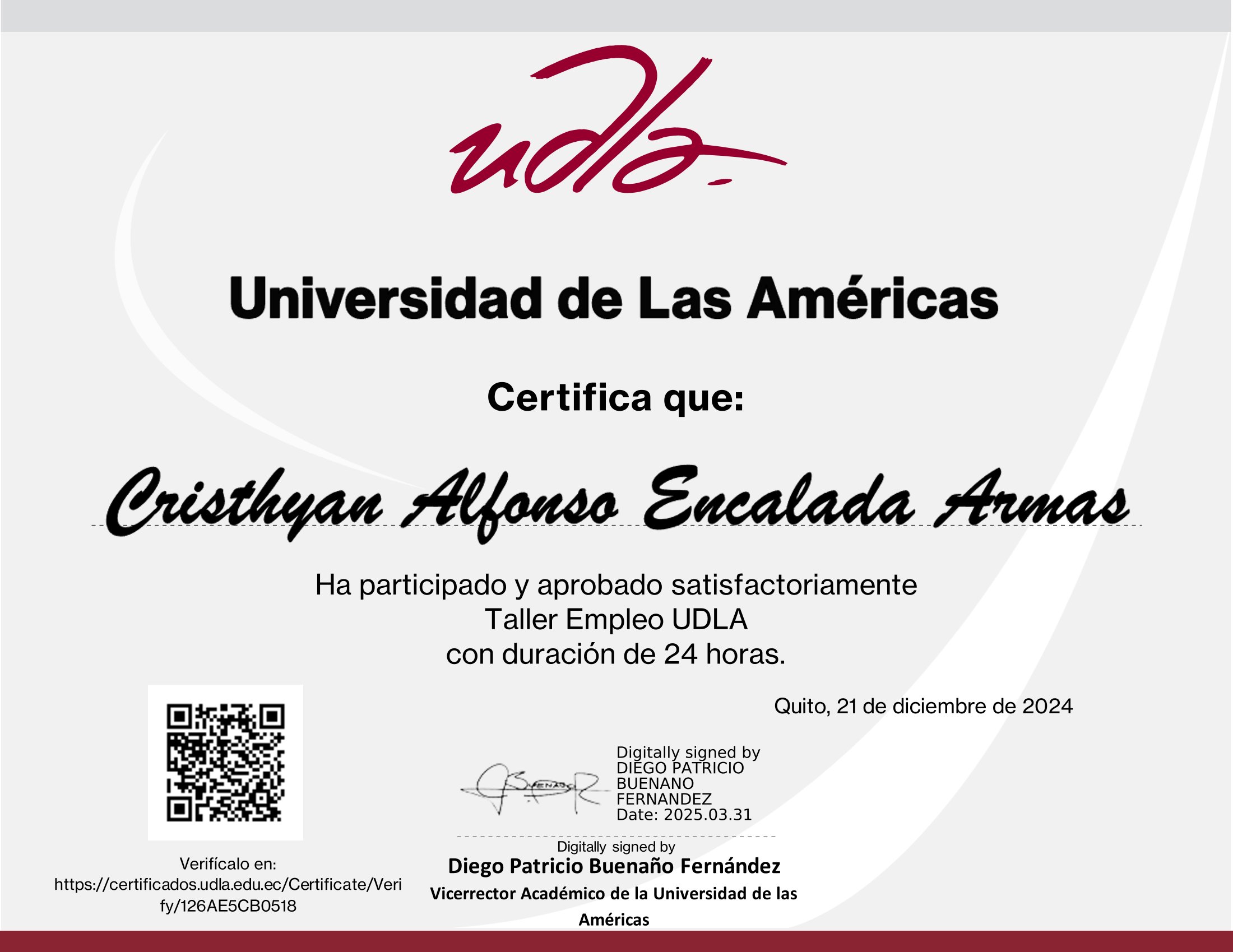 Certificado