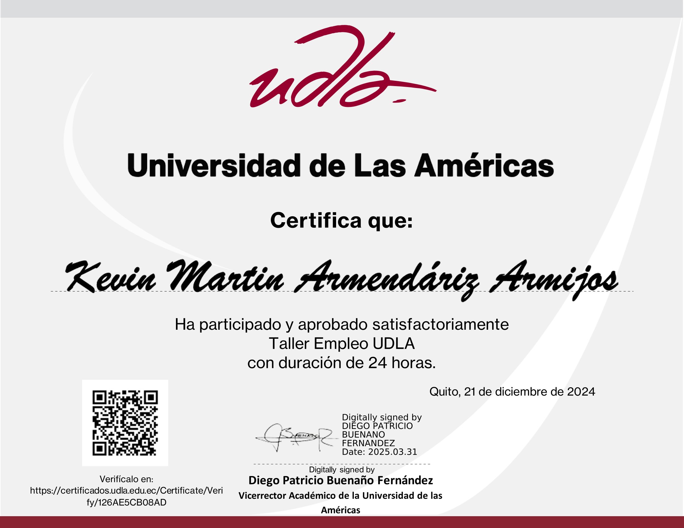 Certificado