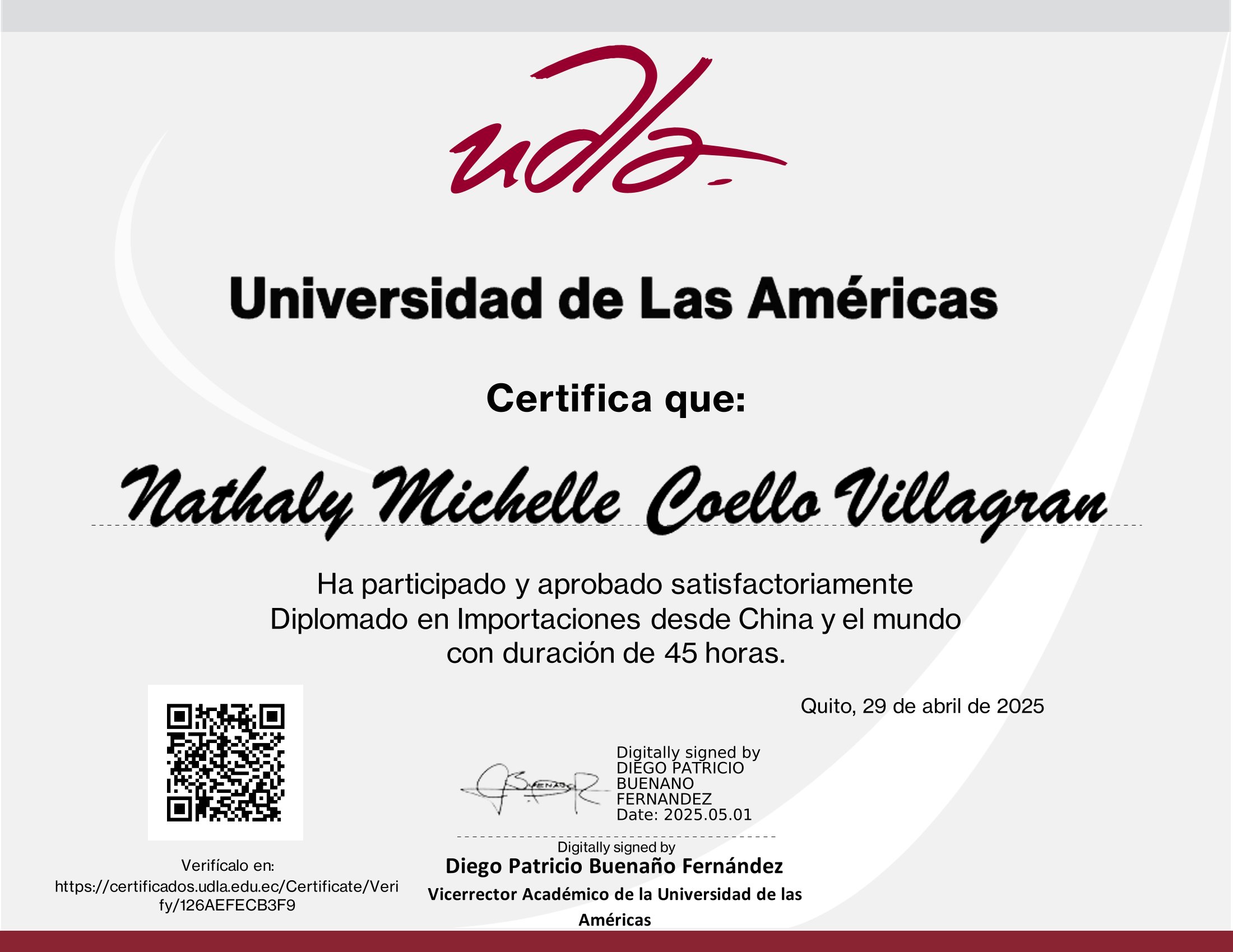 Certificado