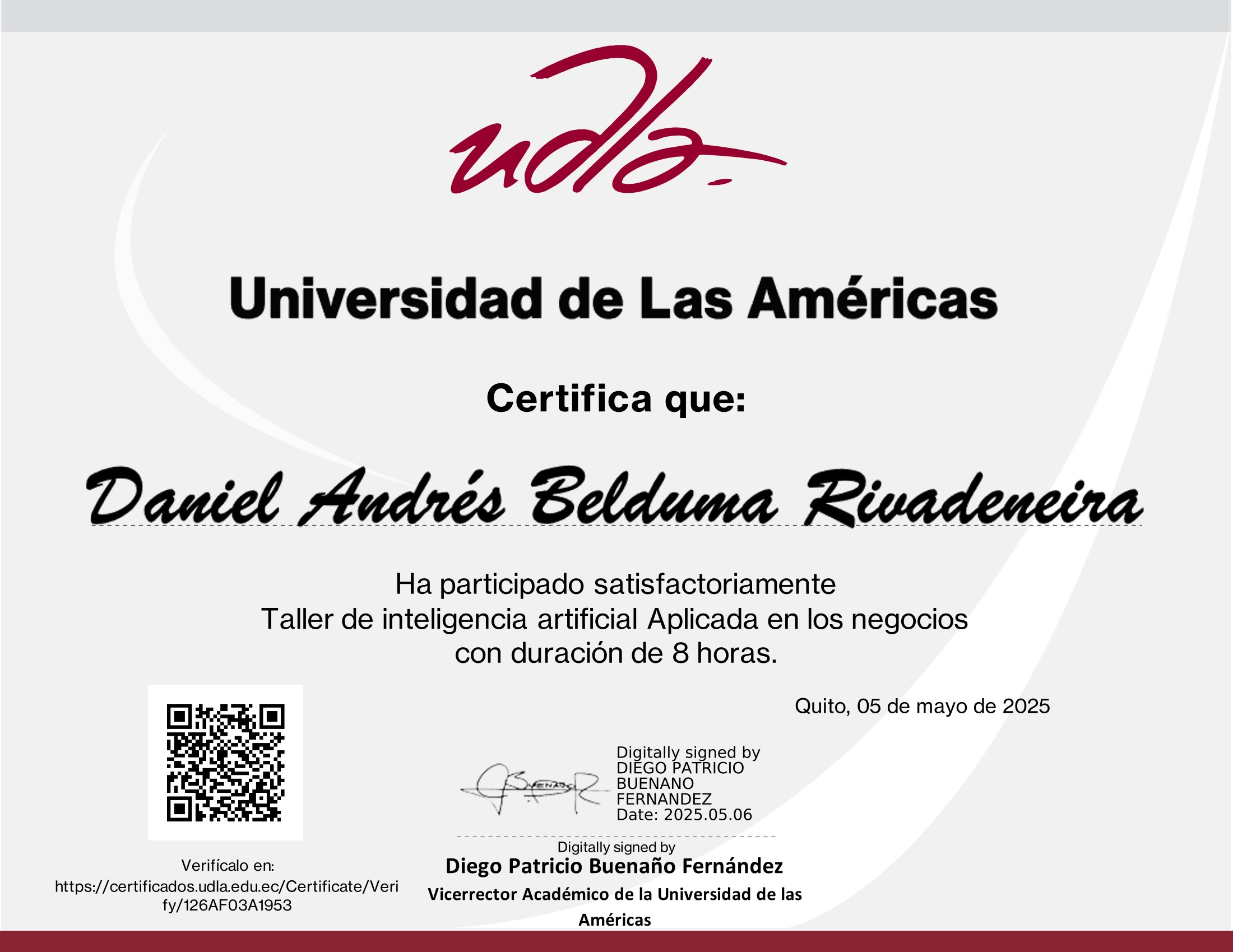 Certificado