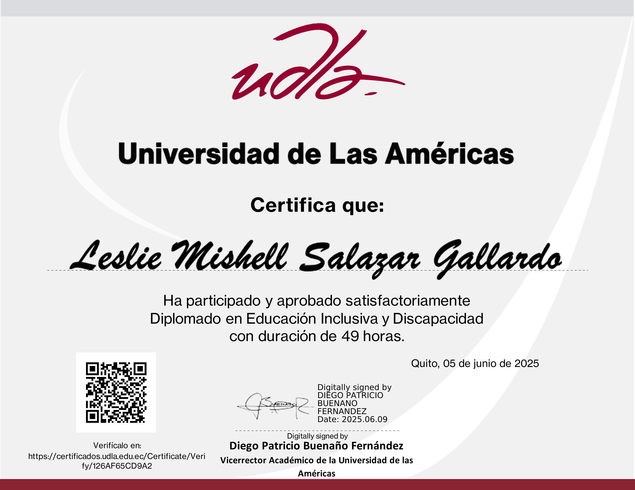 Certificado