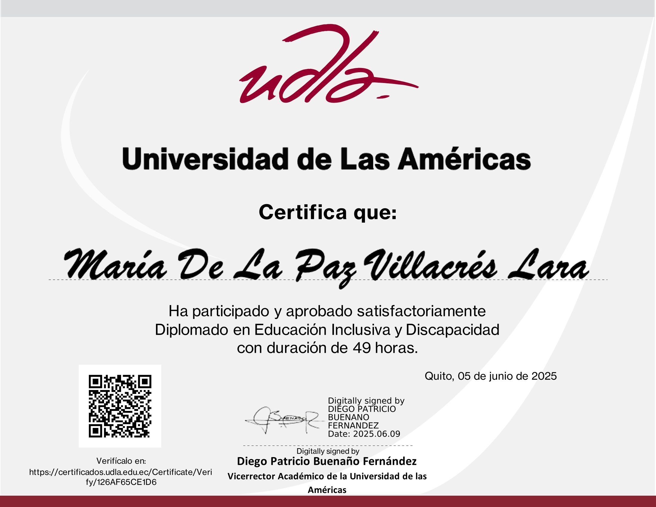 Certificado