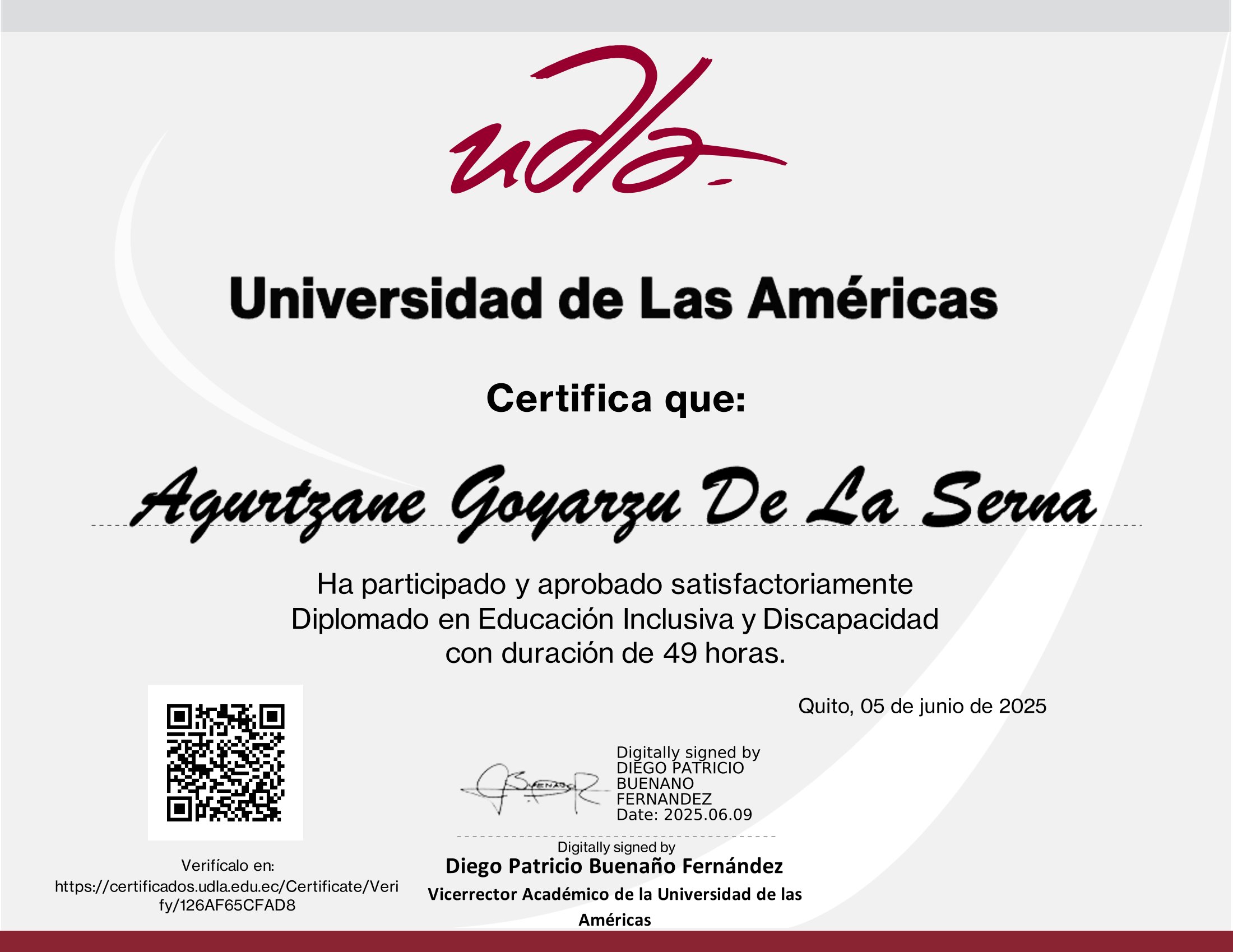 Certificado
