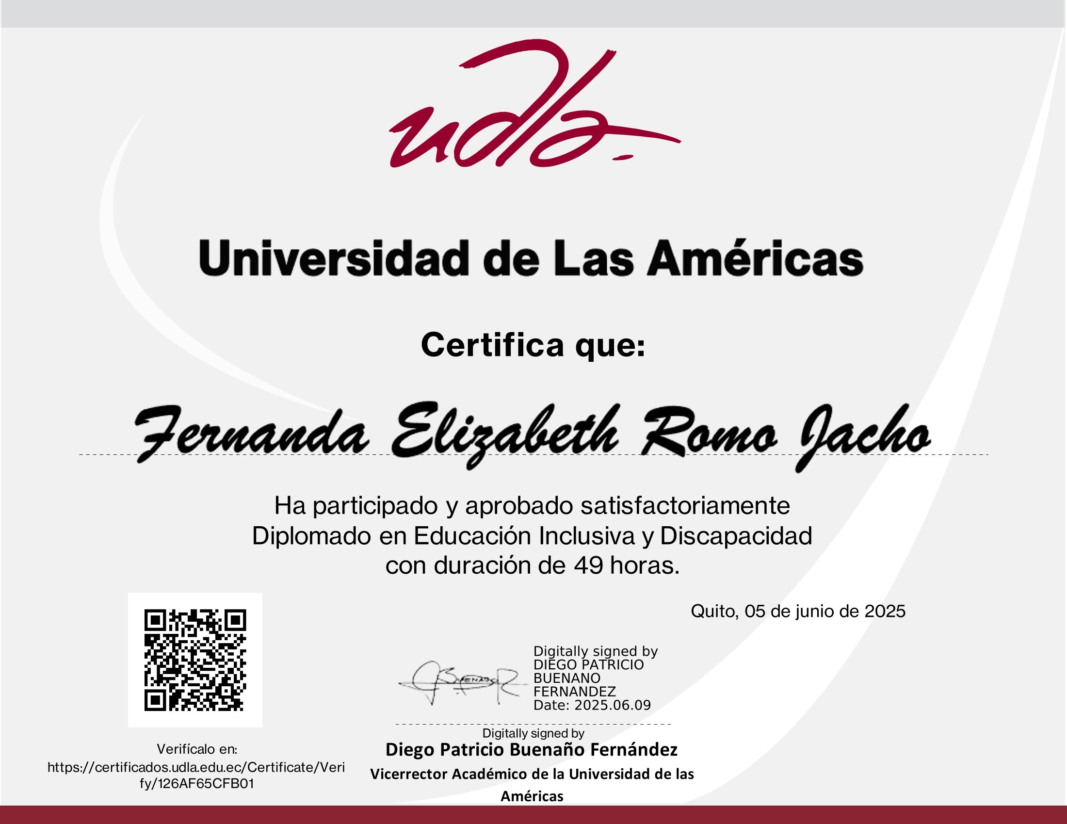 Certificado