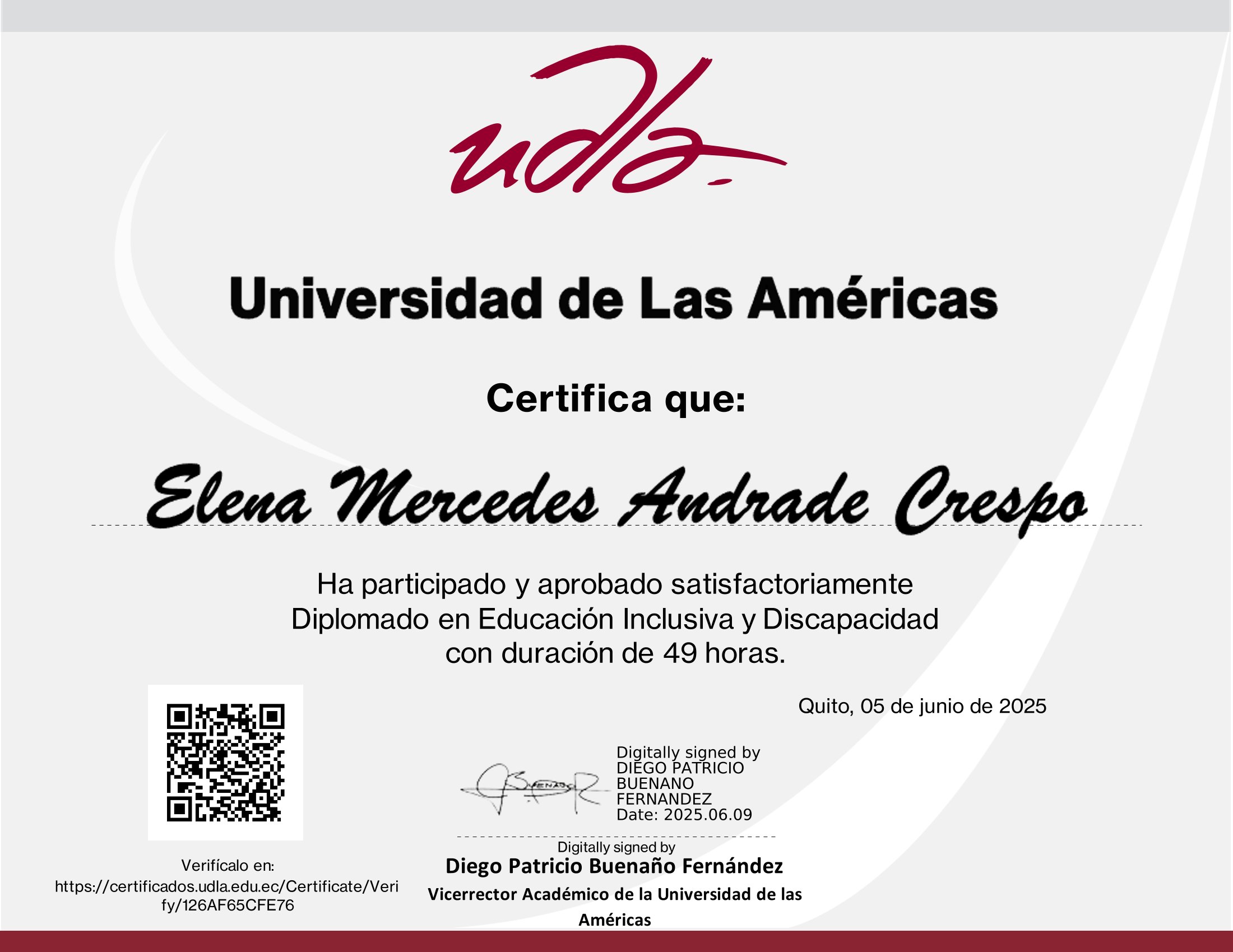 Certificado